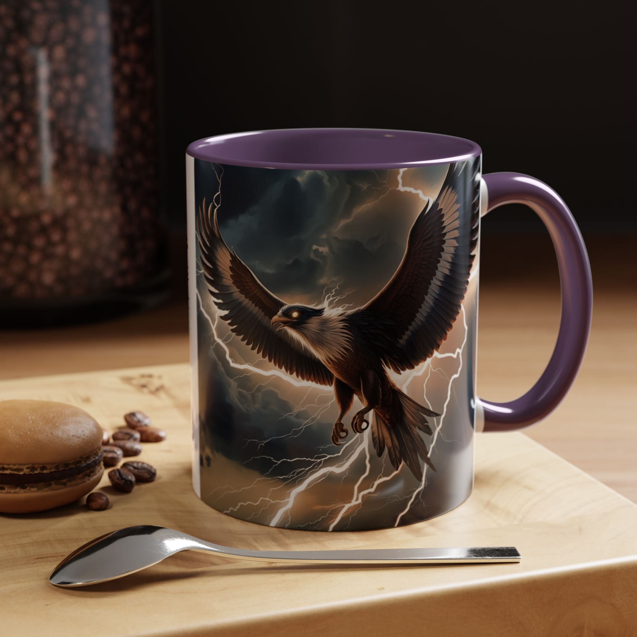 Thunderbird Coffee Cup: Legendary Creature, Spirit Animal, Cryptid Mugs for Men
