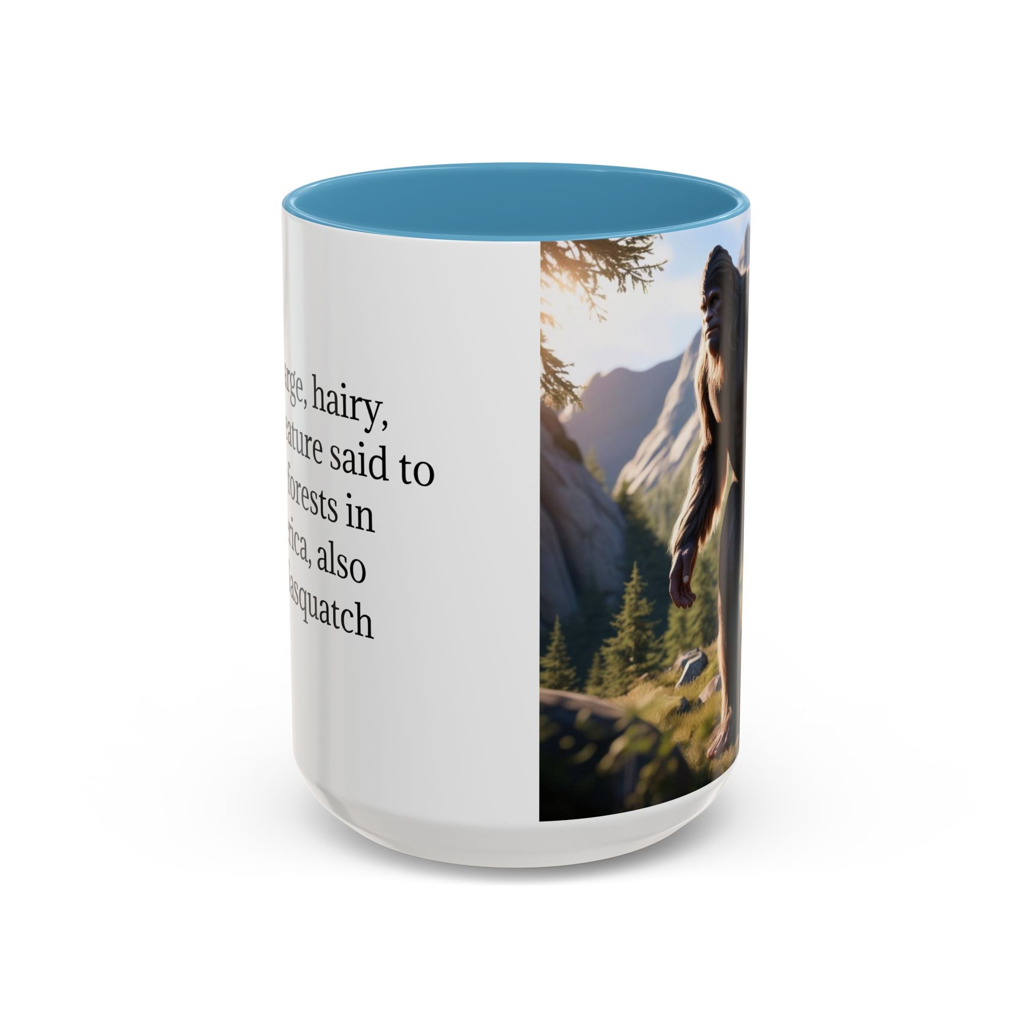 Bigfoot Coffee Cup: Sasquatch Coffee Mug, Pacific Northwest Cryptid, Mythical Creature
