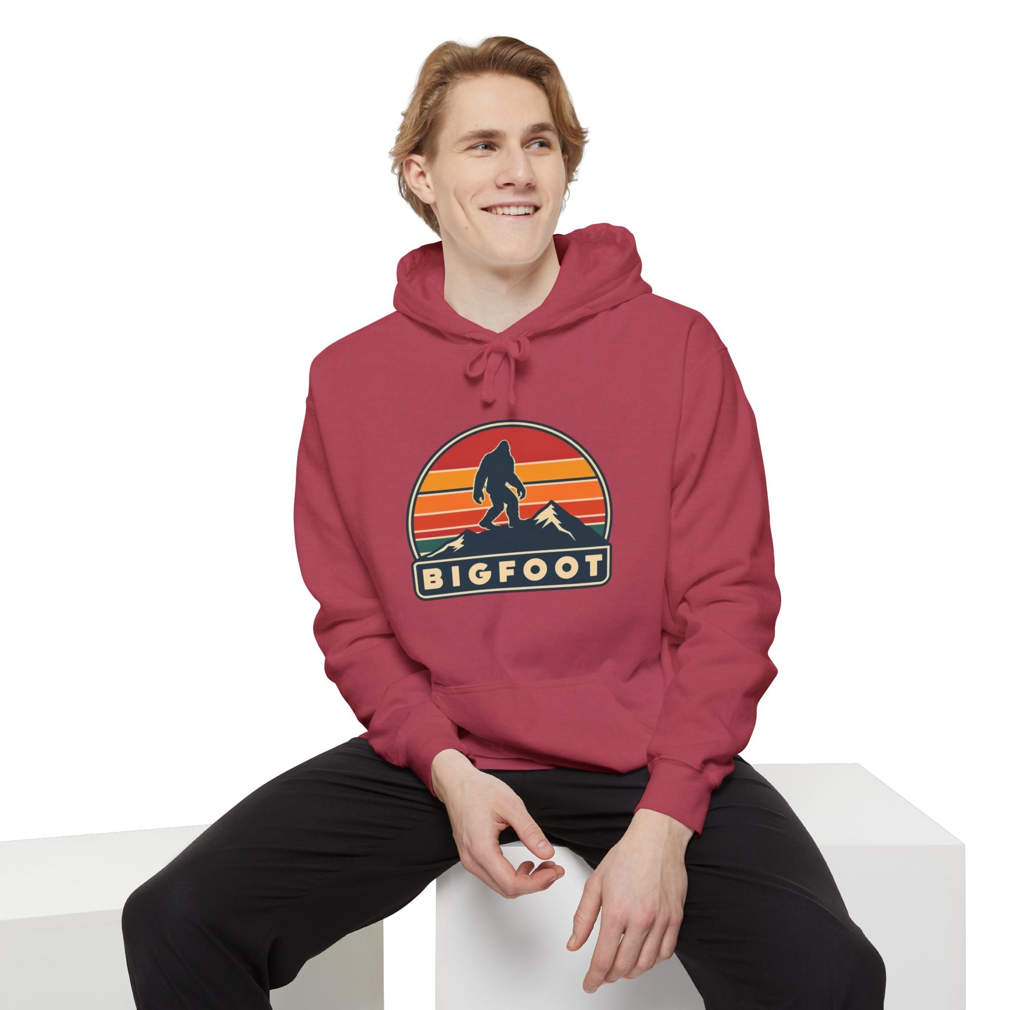 Bigfoot Hoodie Comfort Colors® | Sasquatch Sweatshirt, Cozy Unisex Pullover, Wilderness Adventure Apparel,