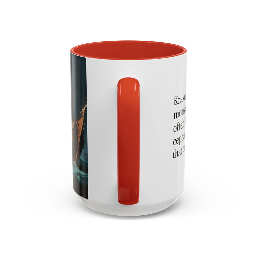 Kraken Coffee Mug: Giant Squid Coffee Cup, Legendary Monster, Nautical Gift