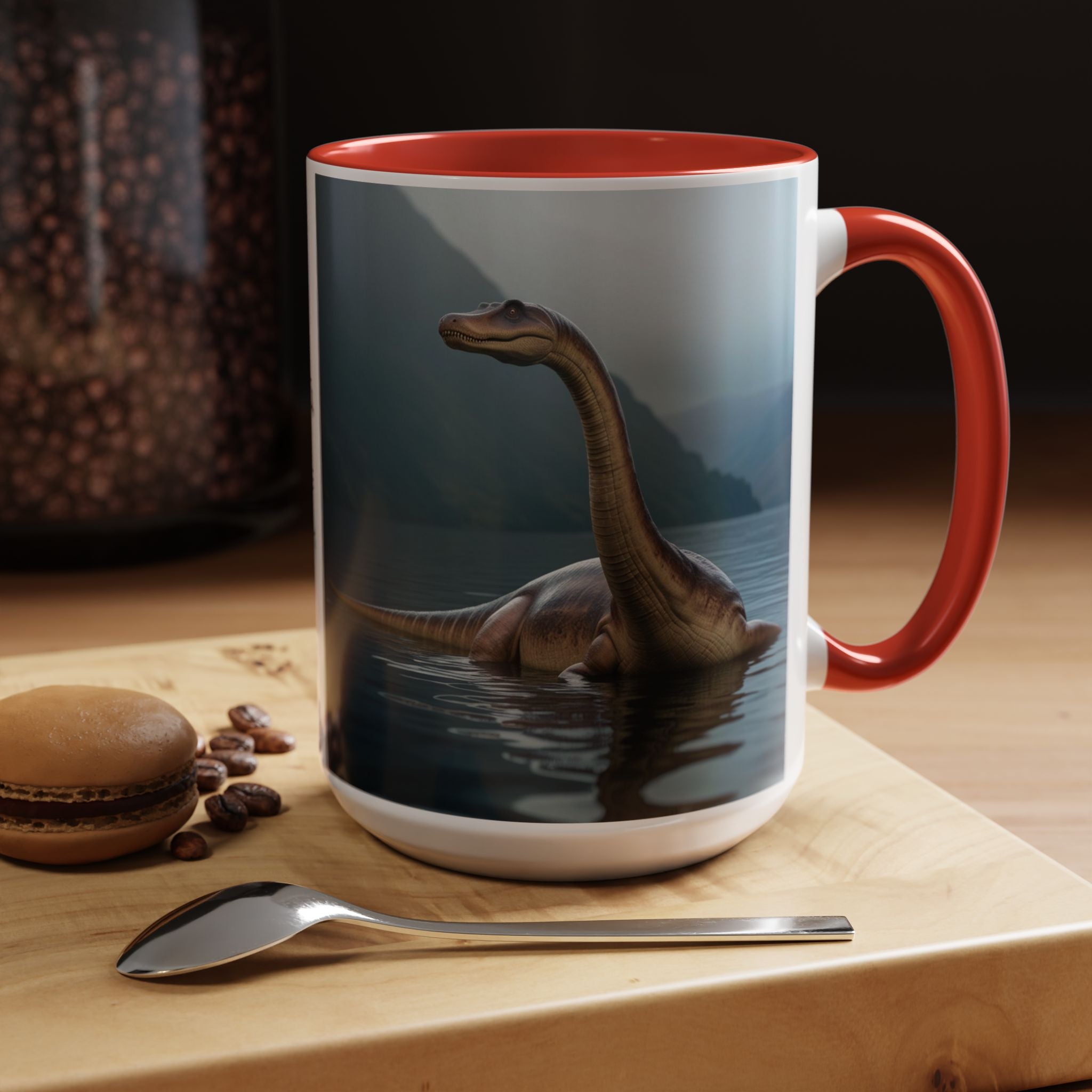 Loch Ness Monster Coffee Cup: Nessie Cryptid Gift, Scottish Sea Creature