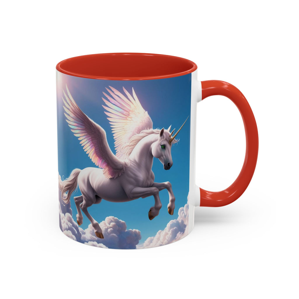 Unicorn Coffee Cup: Fantasy Alicorn Mug, Legendary Creature, Enchanted Gift (Purple)