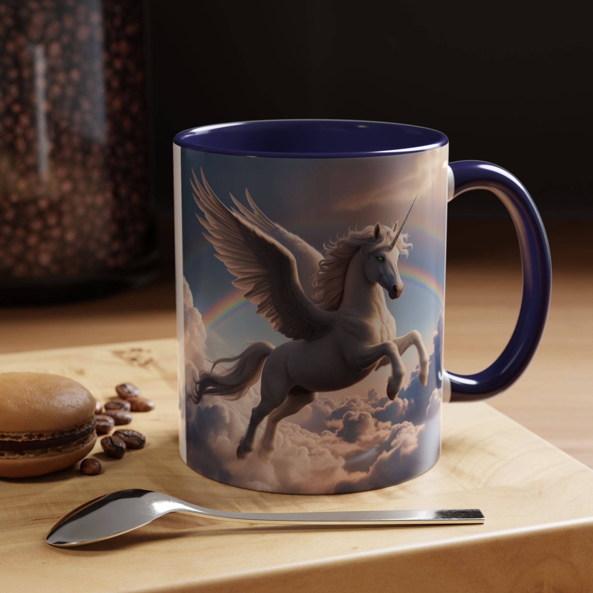 Unicorn Coffee Mug: Enchanted Alicorn, Mythical Creature, Fairytale Gift (Pink)