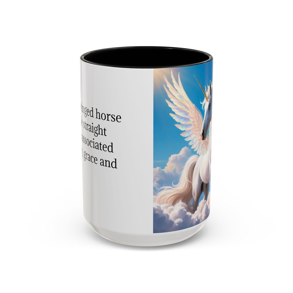 Unicorn Coffee Mug: Fairytale Alicorn, Mythical Creature, Enchanted Gift (Blue)