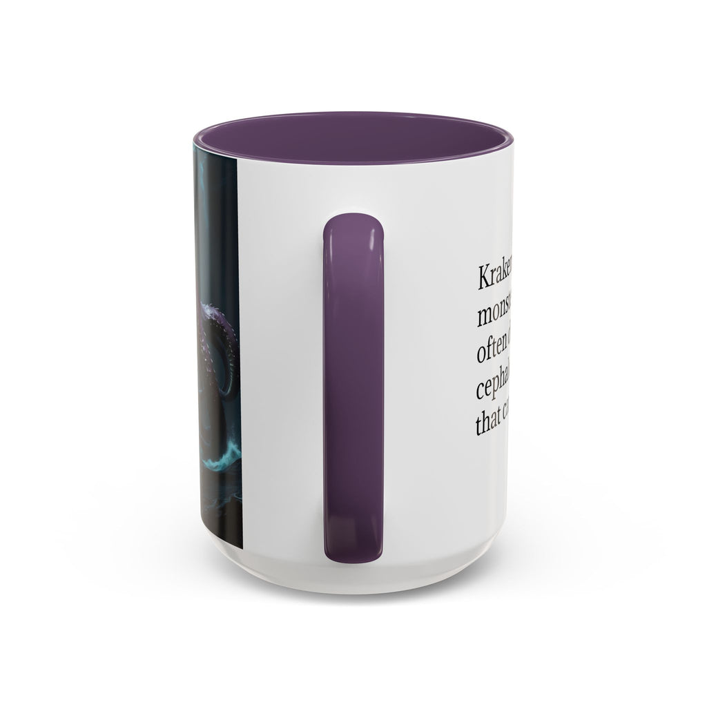 Kraken Coffee Cup: Giant Squid Coffee Mug, Mythical Creature, Octopus Gift