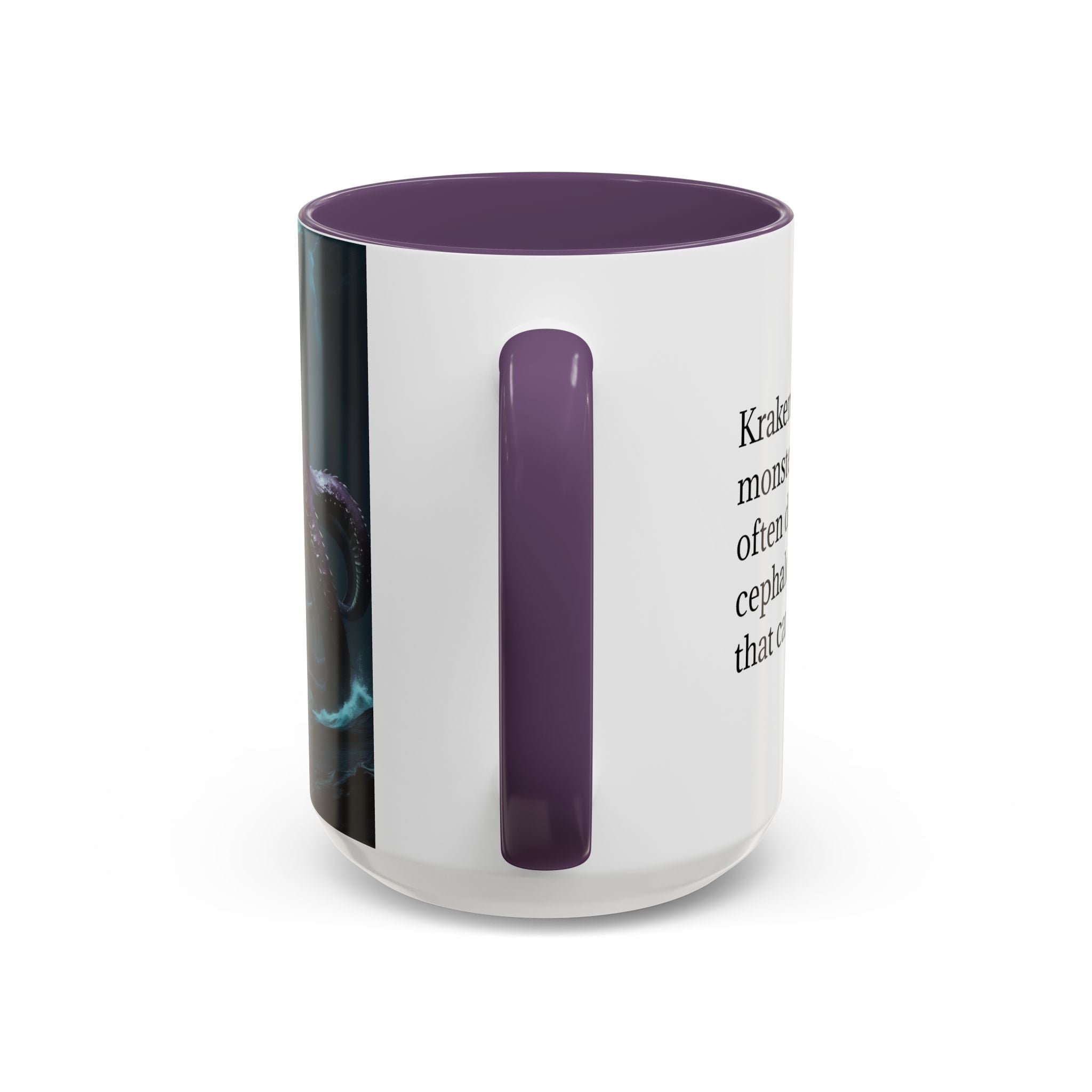 Kraken Coffee Cup: Giant Squid Coffee Mug, Mythical Creature, Octopus Gift
