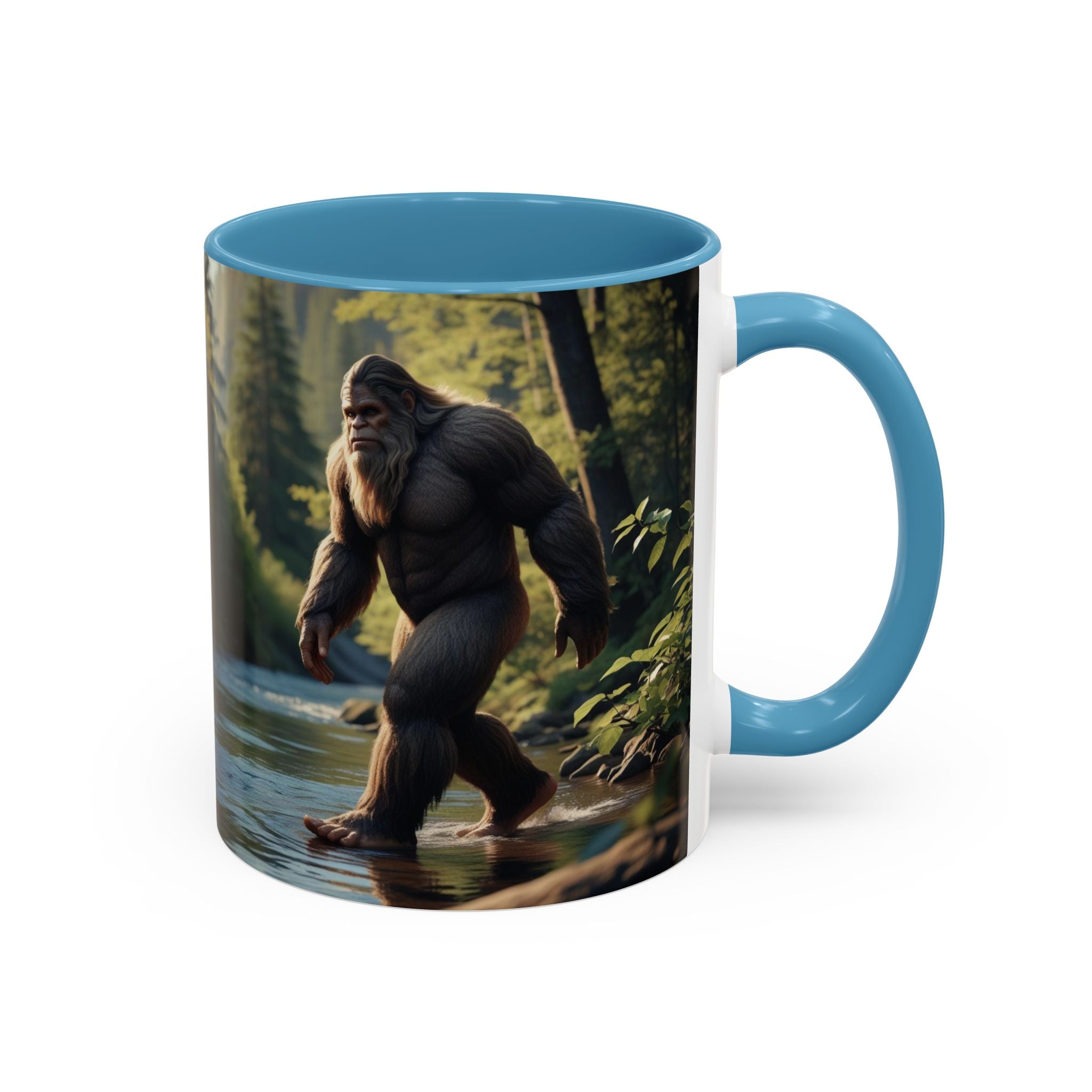 Bigfoot Coffee Mug: Sasquatch, Forest Cryptid, Mythical Creature, Camping Gift