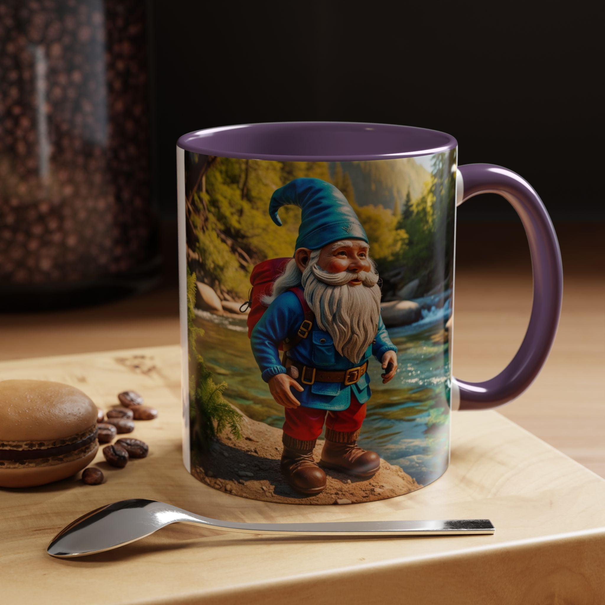 Gnome Mug: Nordic Folklore Gift, Scandinavian Nisse, Enchanted Creature Coffee Cup