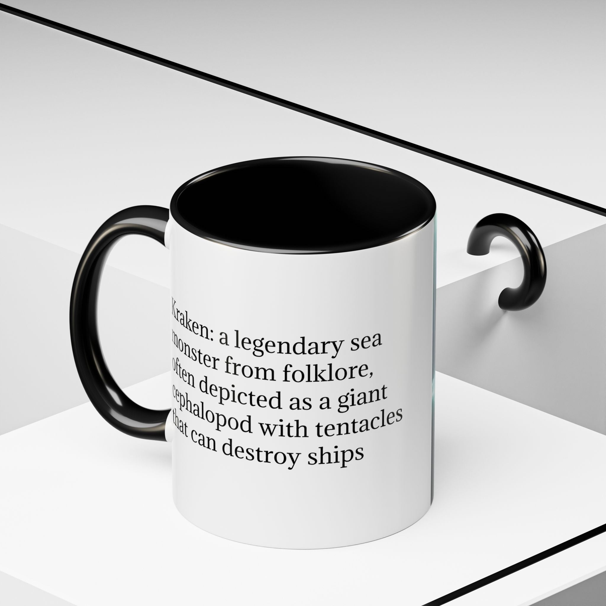 Kraken Coffee Mug: Giant Squid Coffee Cup, Legendary Monster, Nautical Gift