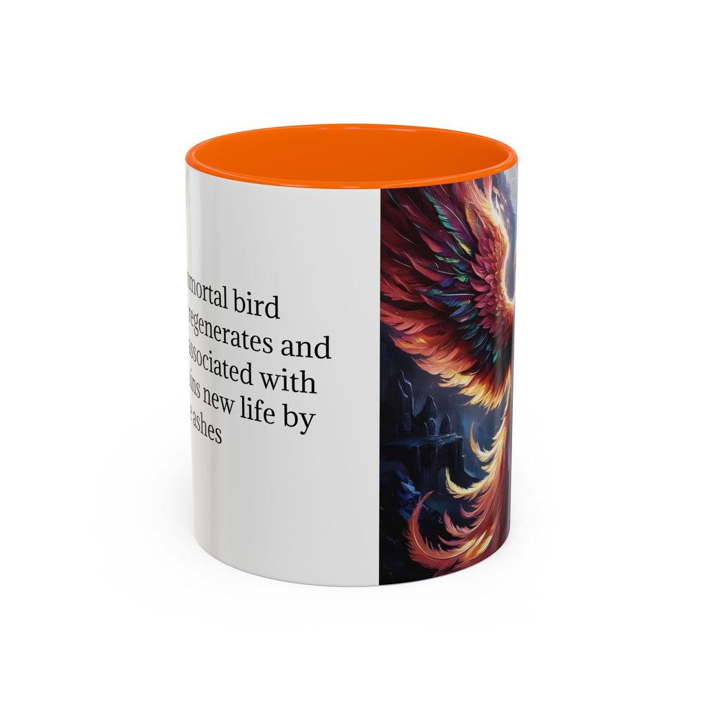 Phoenix Rising Coffee Mug: Firebird, Legendary Creature Coffee Cup, Gift for Women