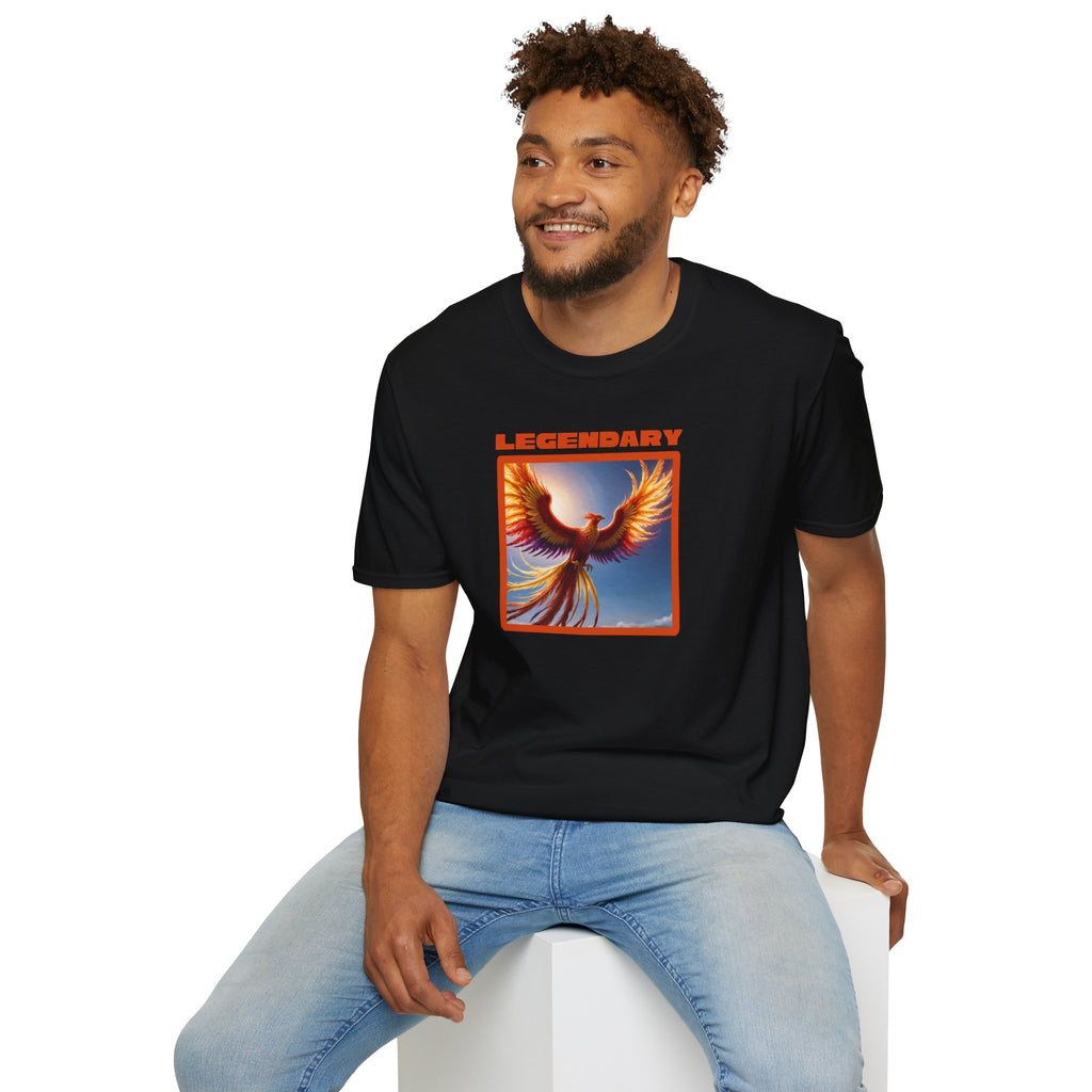 Phoenix Shirt: Legendary Bird Graphic Tee, Phoenix Rising, Mythical Creature Tshirt