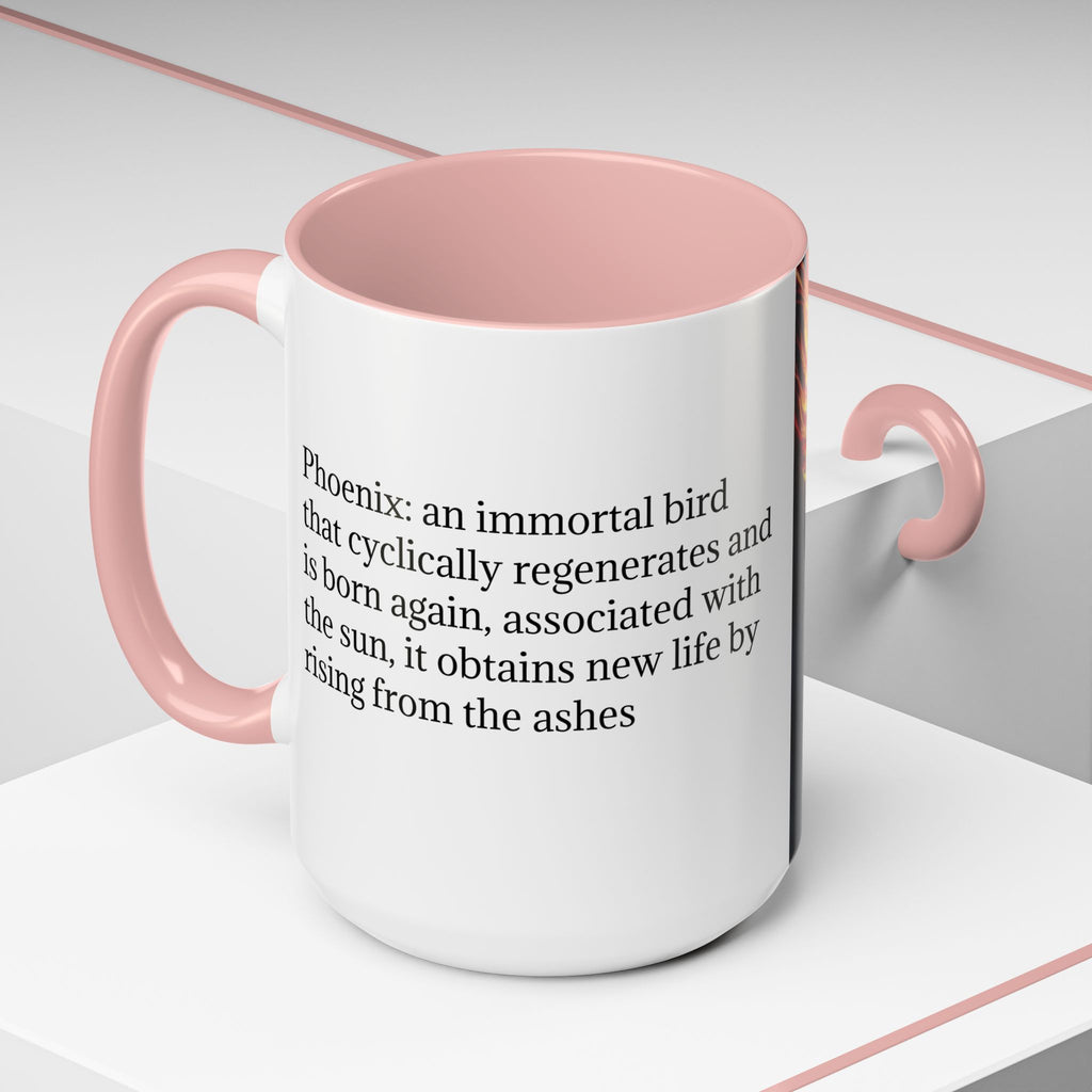 Phoenix Coffee Mug: Mythical Firebird Ceramic Cup, Fantasy Mug, Legendary Creature