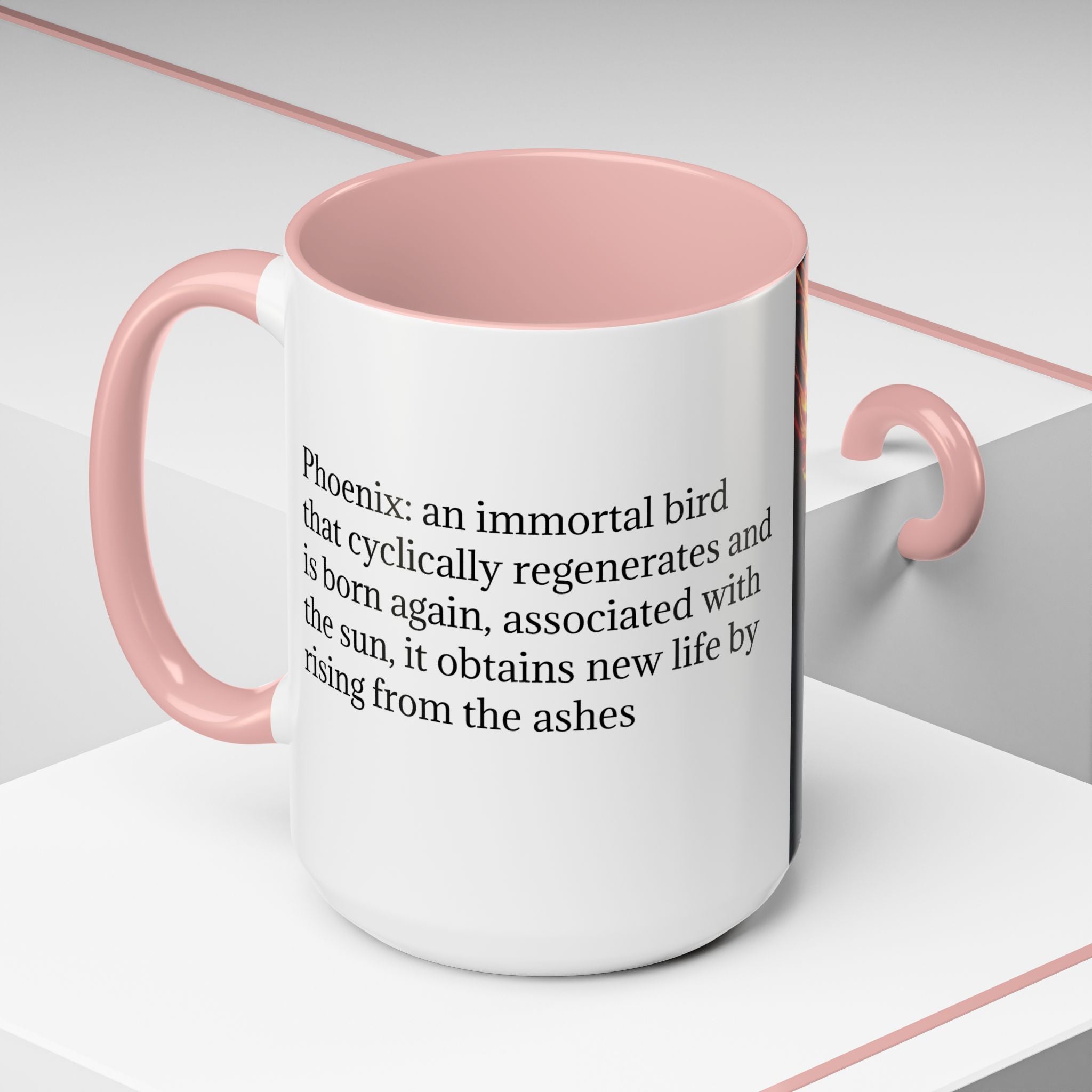 Phoenix Coffee Mug: Mythical Firebird Ceramic Cup, Fantasy Mug, Legendary Creature