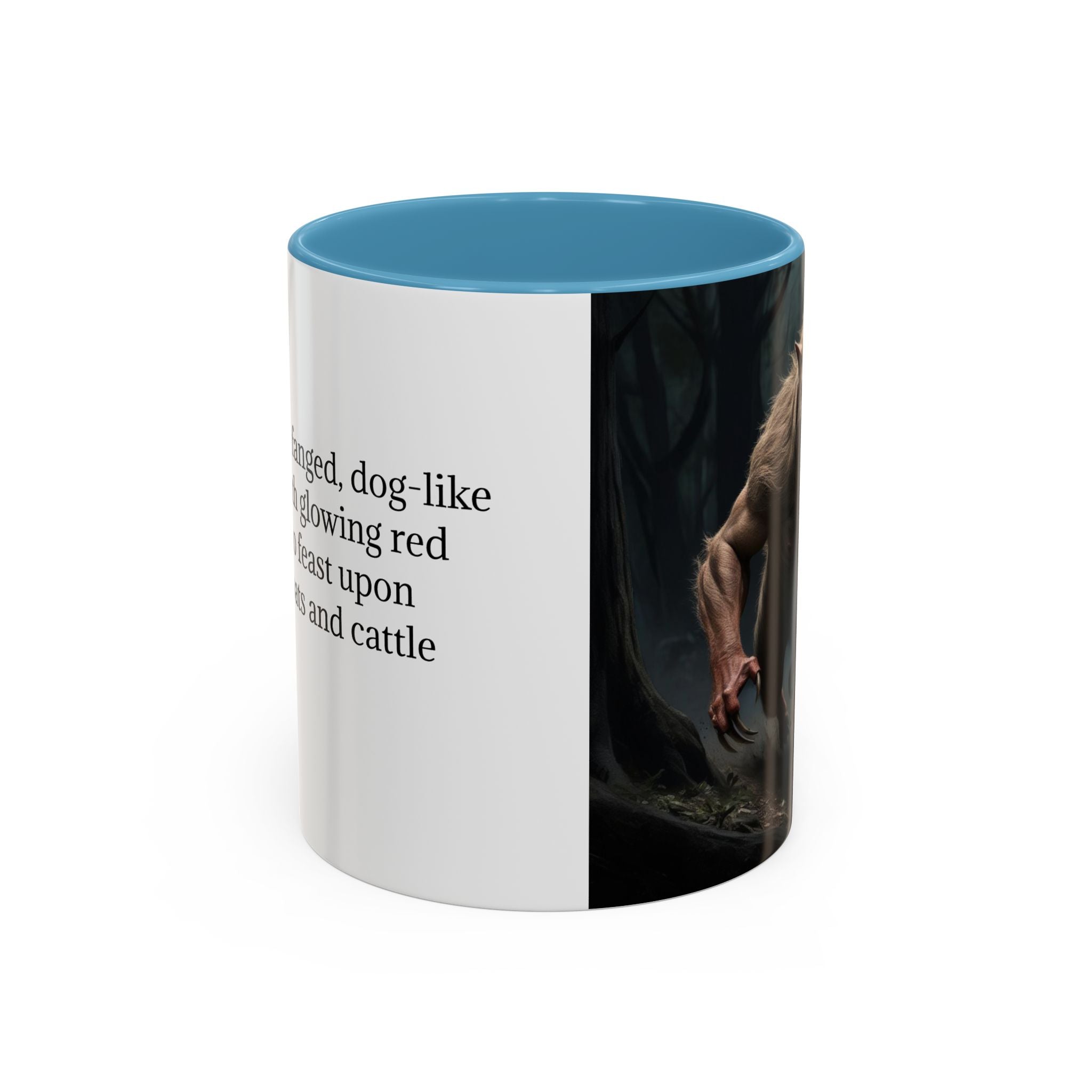 Chupacabra Coffee Mug: Supernatural Beast, Mexican Folklore Gift, Mythical Canine Cryptid