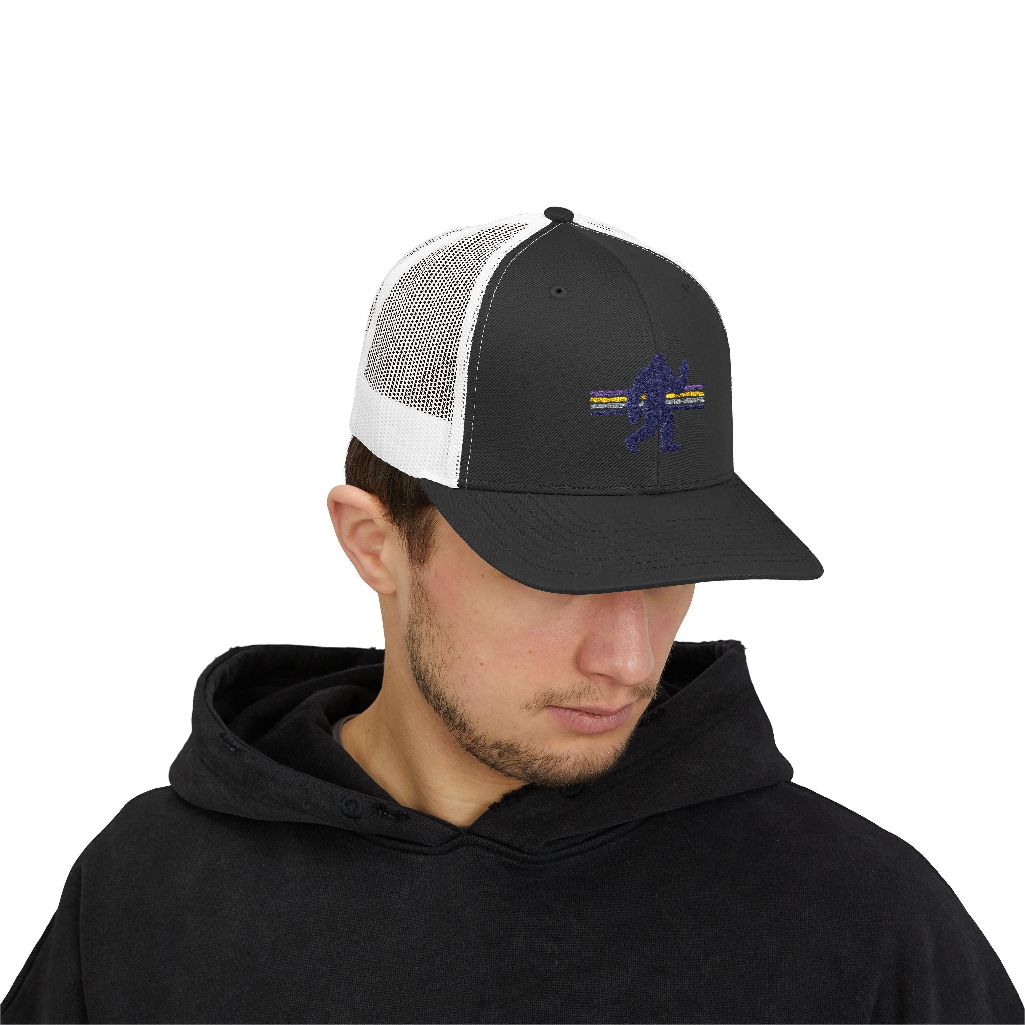 Bigfoot Baseball Cap: Sasquatch Trucker Hat, Snapback Hat, Embroidered Outdoor Gear