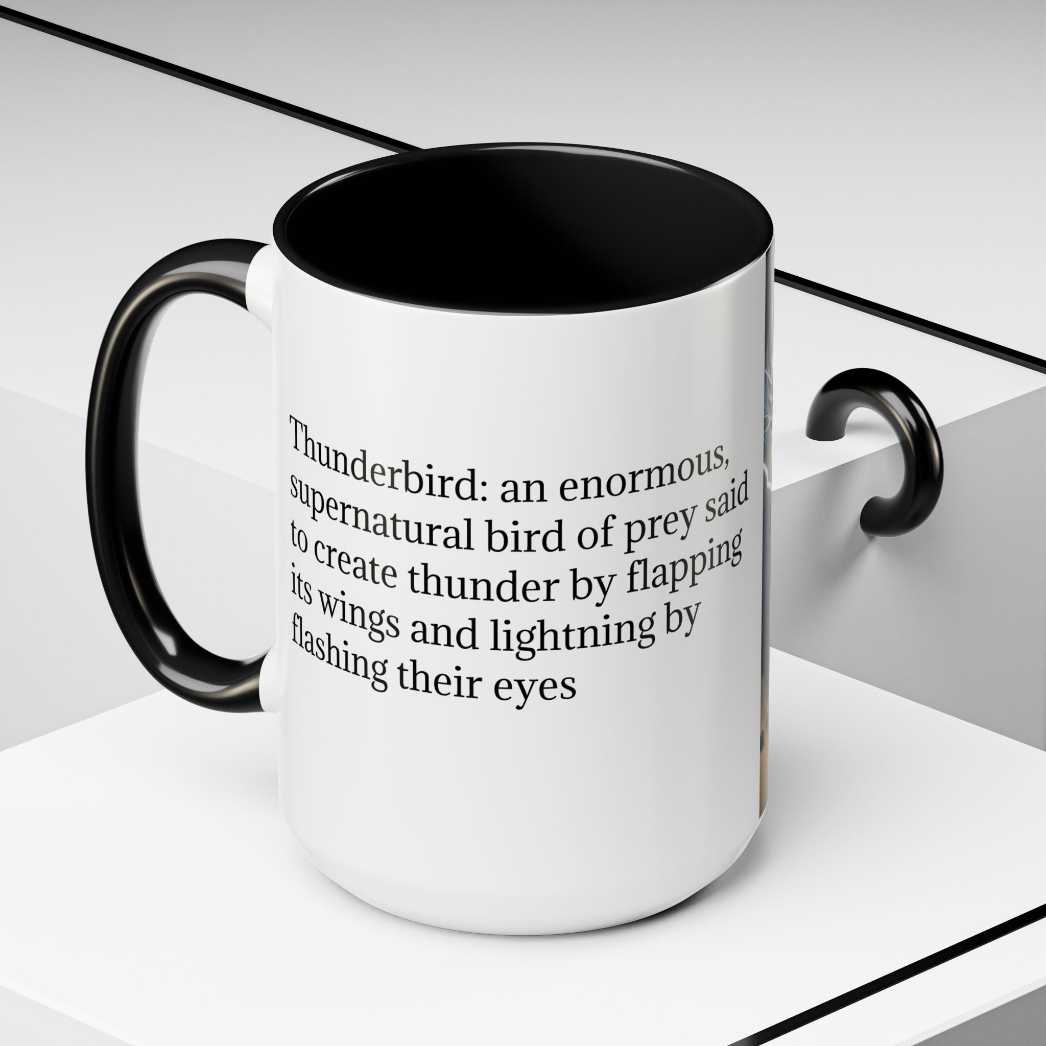 Thunderbird Coffee Cup: Legendary Creature, Spirit Animal, Cryptid Mugs for Men