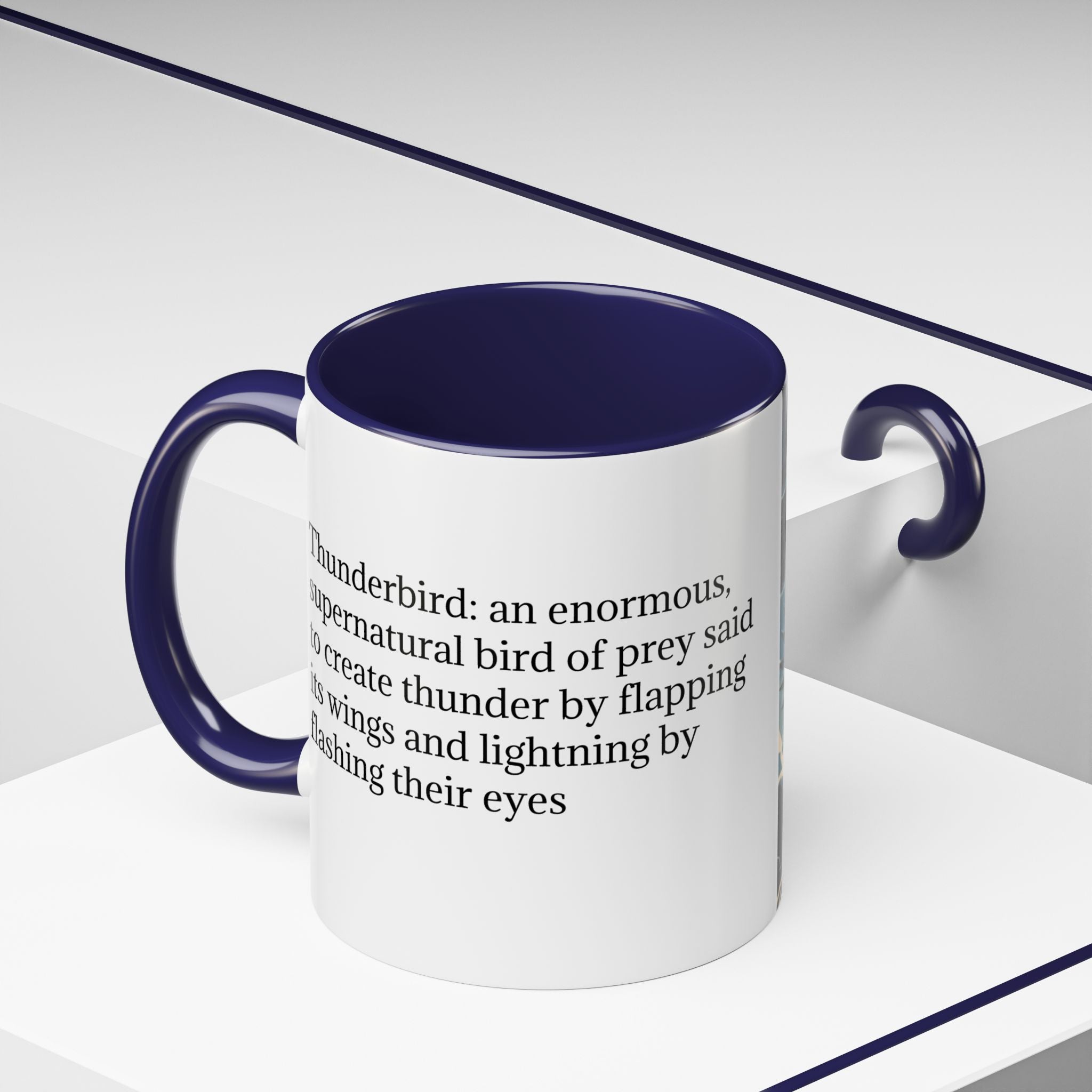 Thunderbird Coffee Cup: Native American Folklore, Legendary Creature, Coffee Mug Gift
