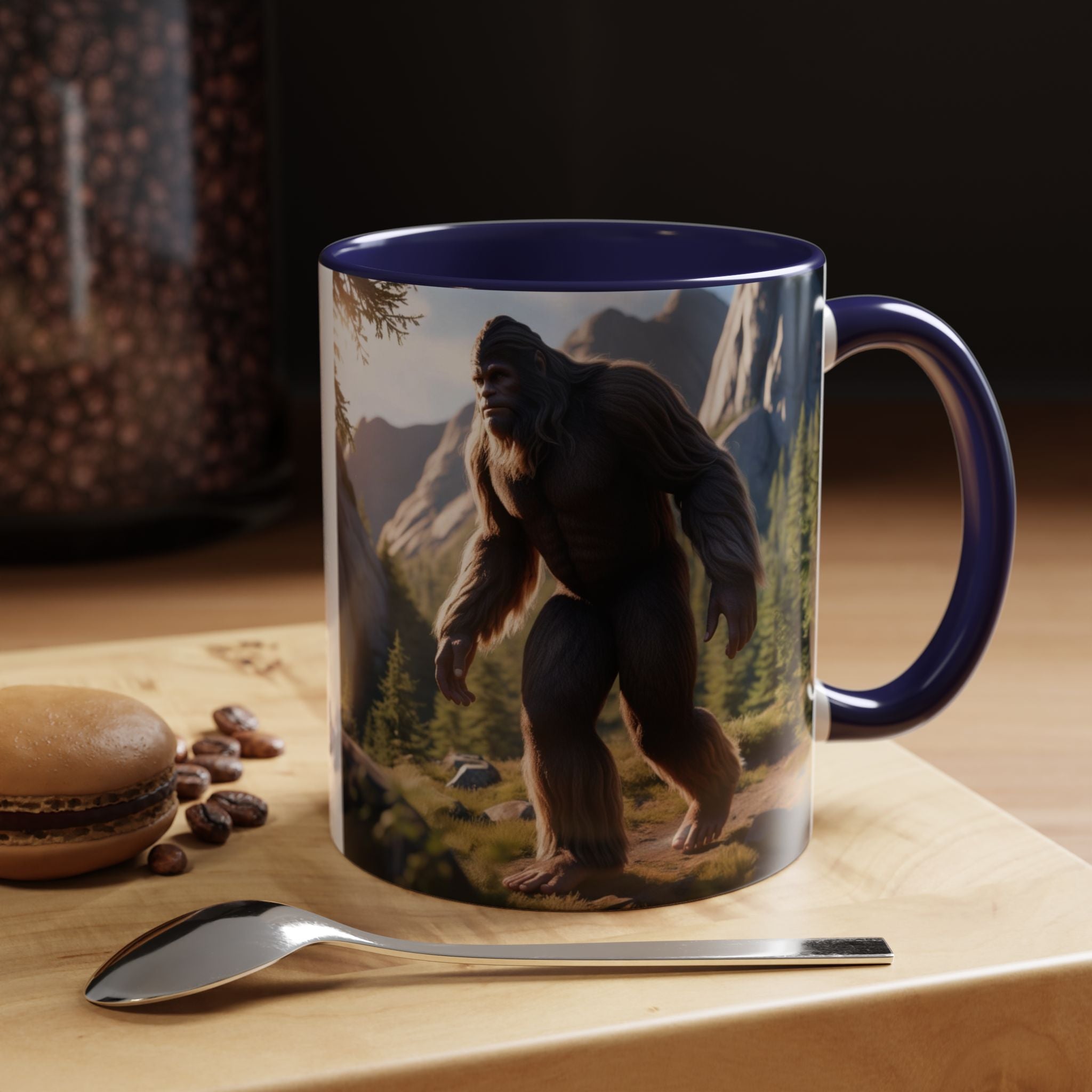 Bigfoot Coffee Cup: Sasquatch Coffee Mug, Pacific Northwest Cryptid, Mythical Creature