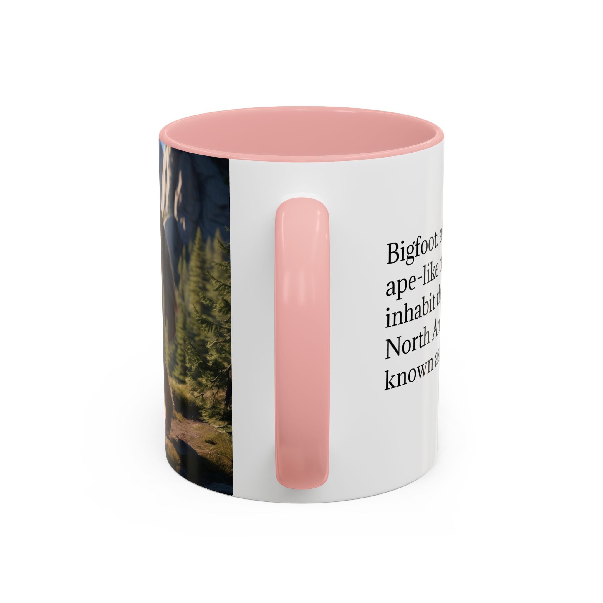 Bigfoot Coffee Cup: Sasquatch Coffee Mug, Pacific Northwest Cryptid, Mythical Creature