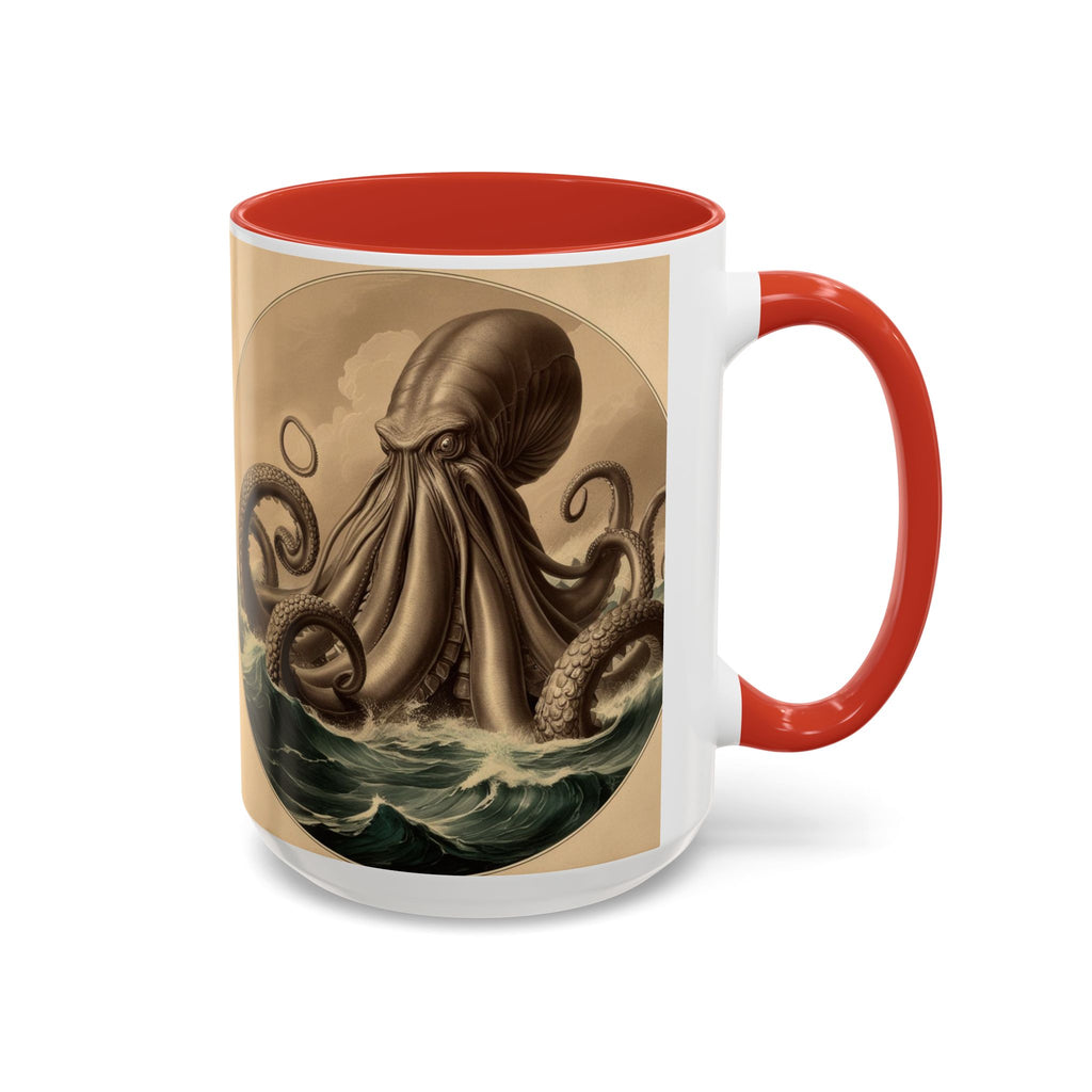 Kraken Coffee Cup: Giant Squid Coffee Mug, Mugs for Men, Mythical Creature