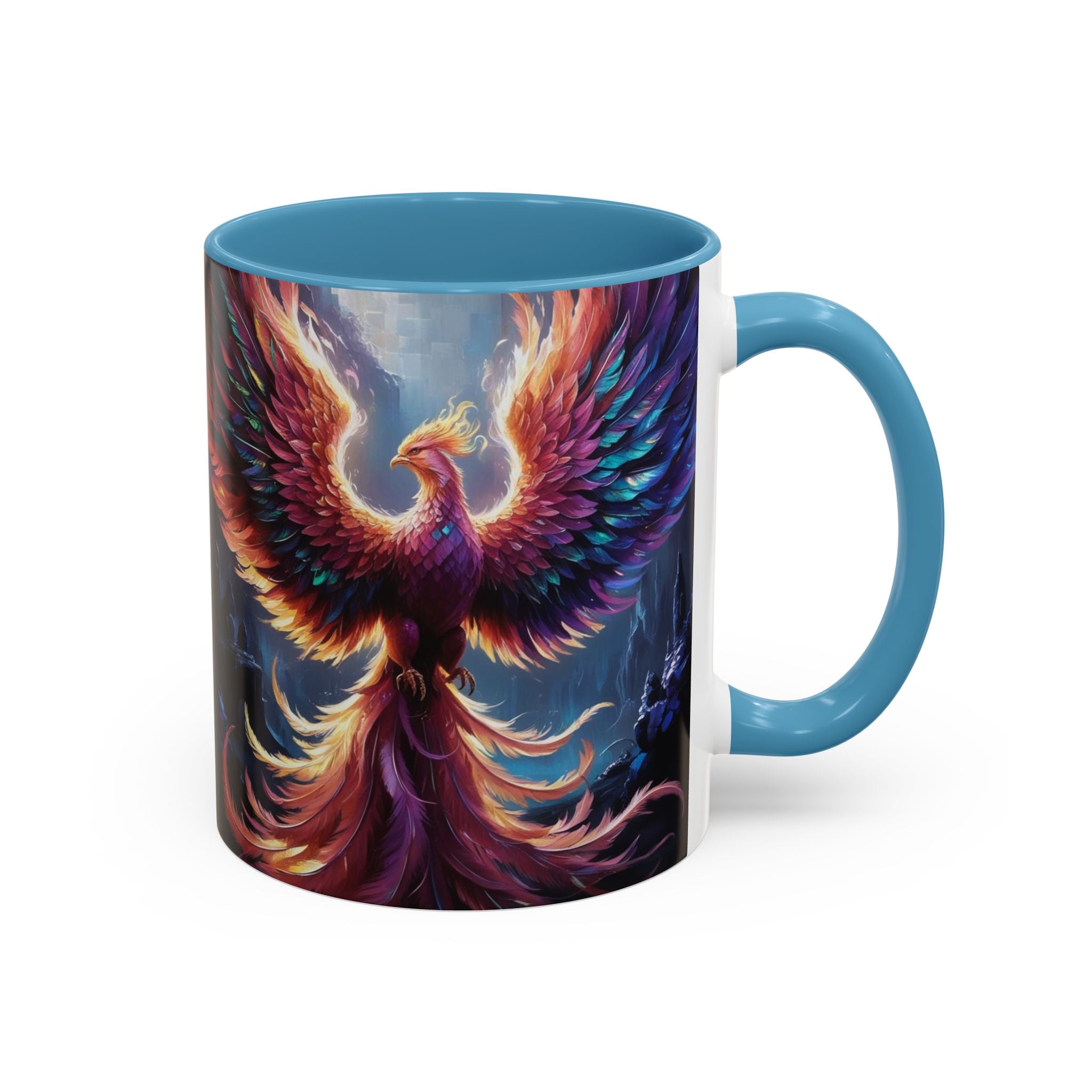 Phoenix Rising Coffee Mug: Firebird, Legendary Creature Coffee Cup, Gift for Women