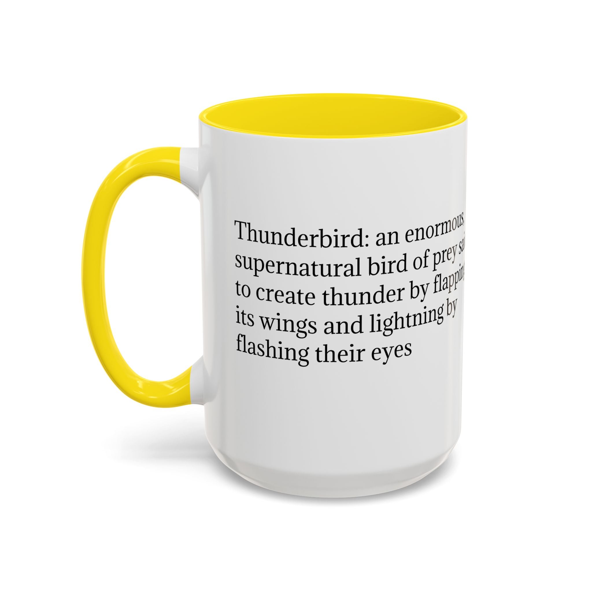 Thunderbird Coffee Mug: Native American Spirit Animal, Southwest Folklore