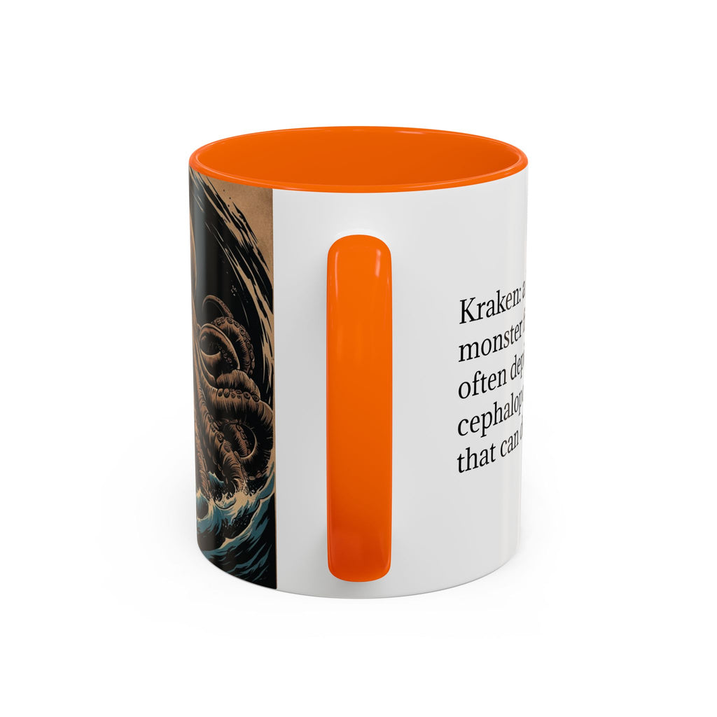 Kraken Coffee Mug: Giant Squid Coffee Cup, Sea Creature, Mugs for Men