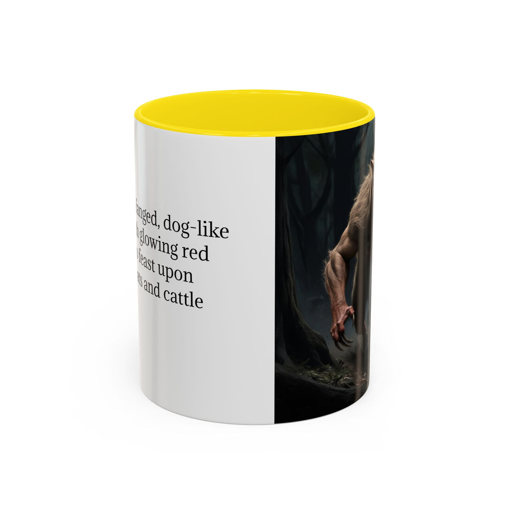Chupacabra Coffee Mug: Supernatural Beast, Mexican Folklore Gift, Mythical Canine Cryptid