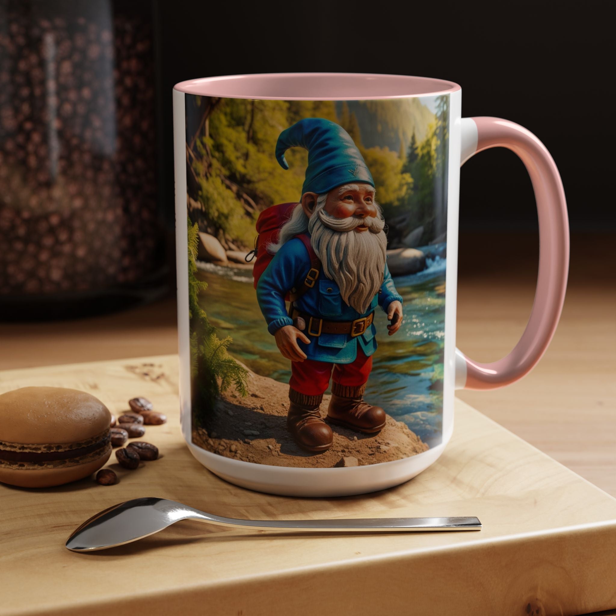 Gnome Mug: Nordic Folklore Gift, Scandinavian Nisse, Enchanted Creature Coffee Cup