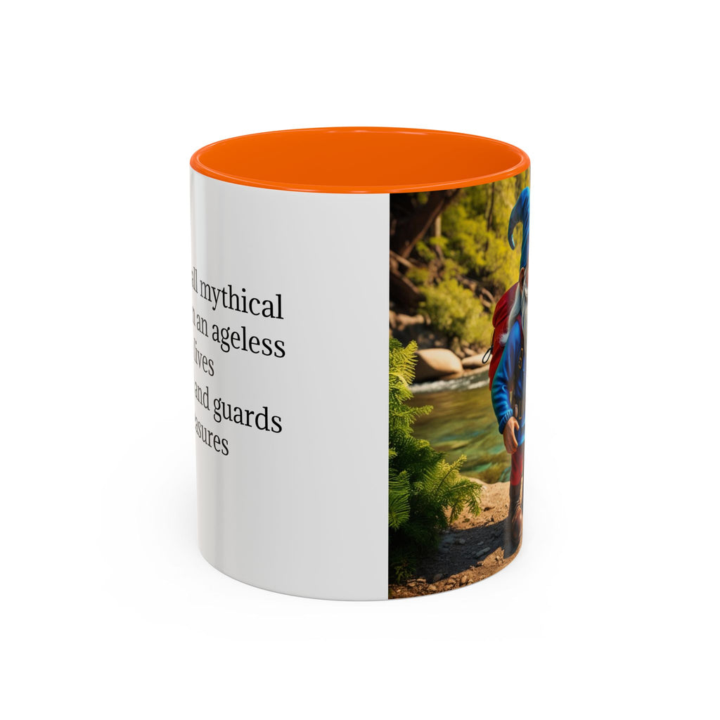 Gnome Mug: Nordic Folklore Gift, Scandinavian Nisse, Enchanted Creature Coffee Cup