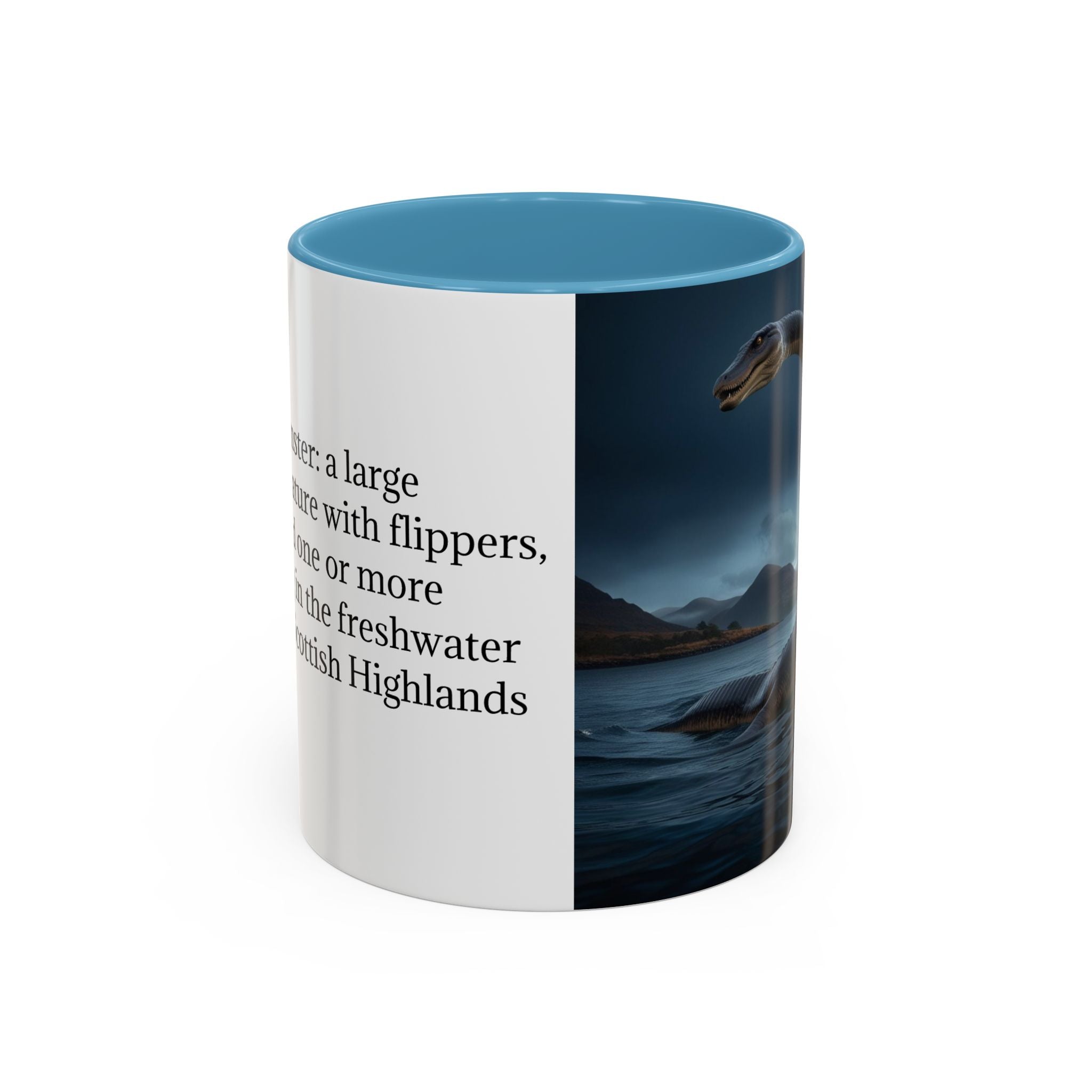 Loch Ness Monster: Nessie Coffee Cup, Legendary Sea Creature, Plesiosaurus Gift