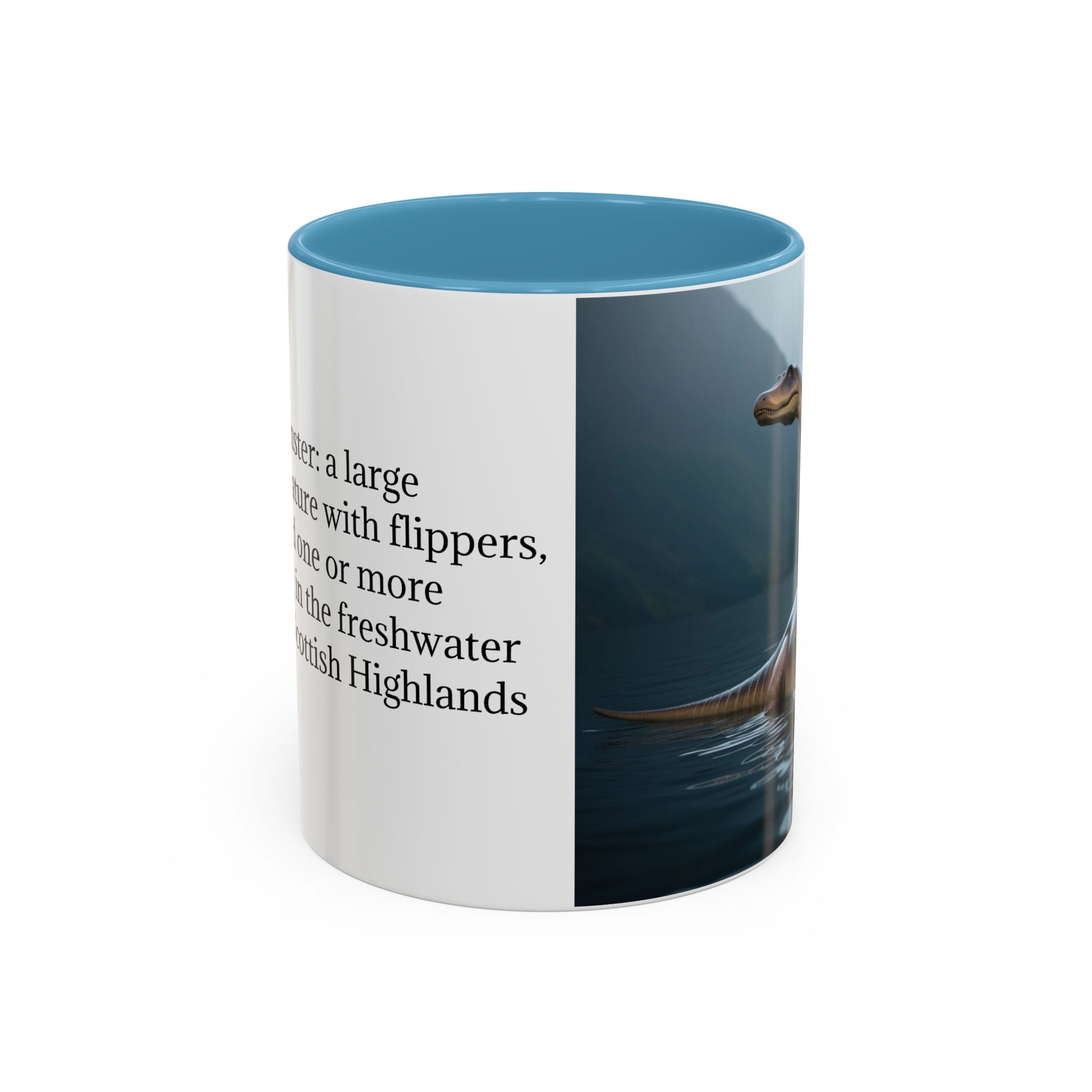 Loch Ness Monster Coffee Cup: Nessie Cryptid Gift, Scottish Sea Creature