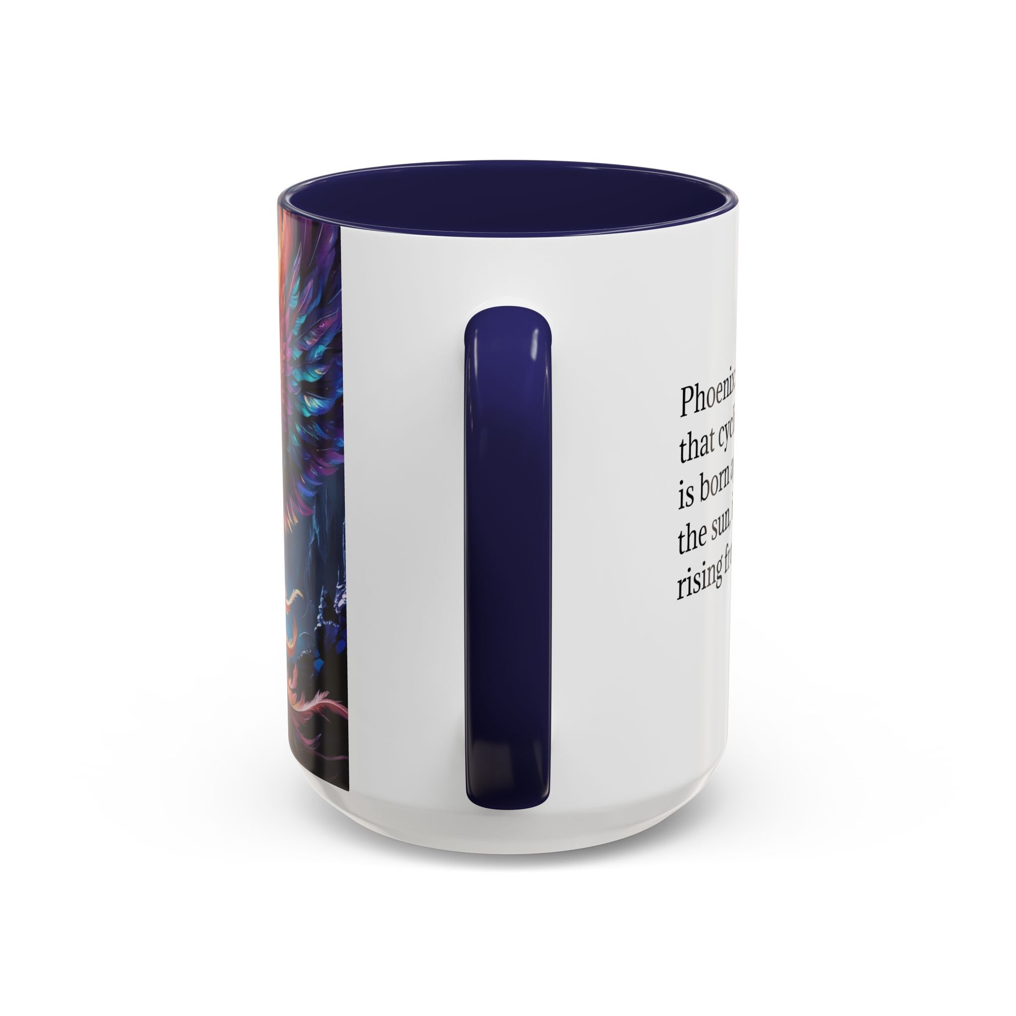 Phoenix Rising Coffee Mug: Firebird, Legendary Creature Coffee Cup, Gift for Women