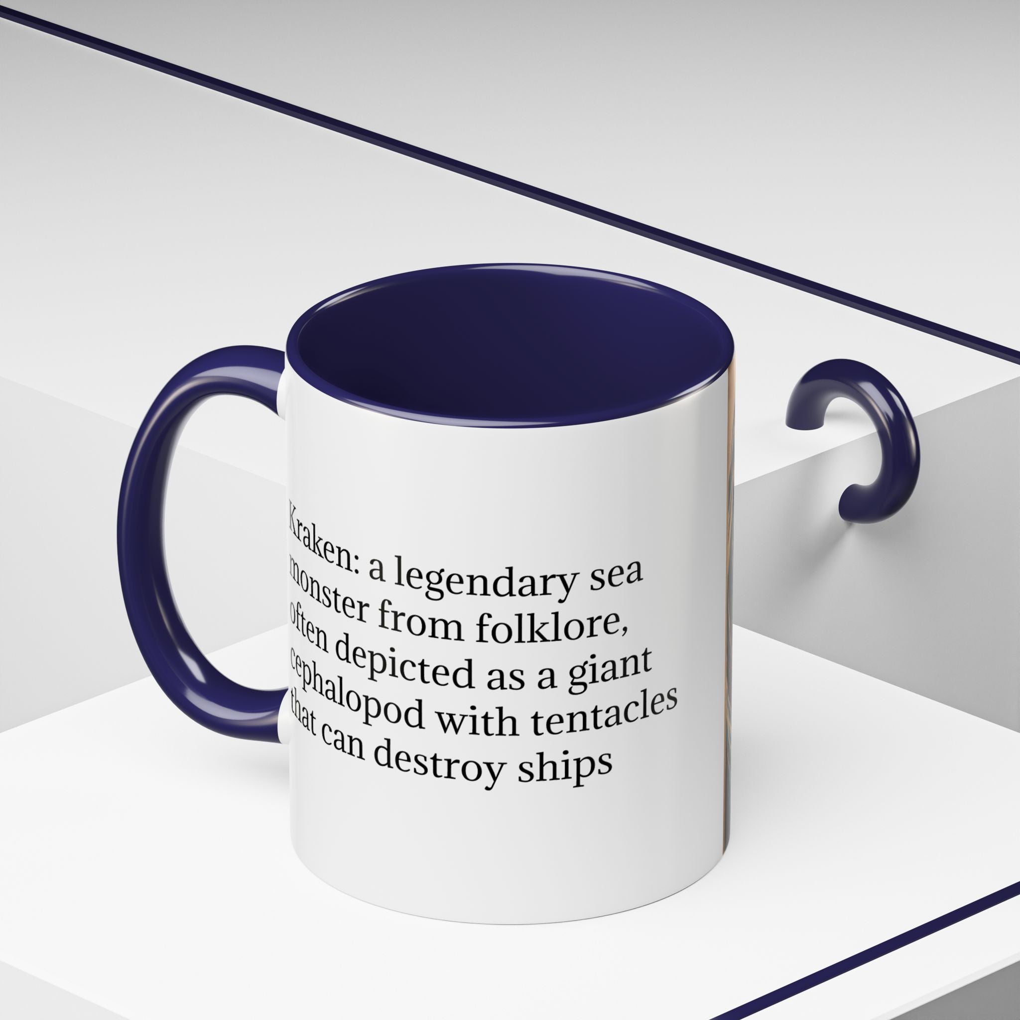 Kraken Coffee Mug: Giant Squid Coffee Cup, Sea Creature, Mugs for Men