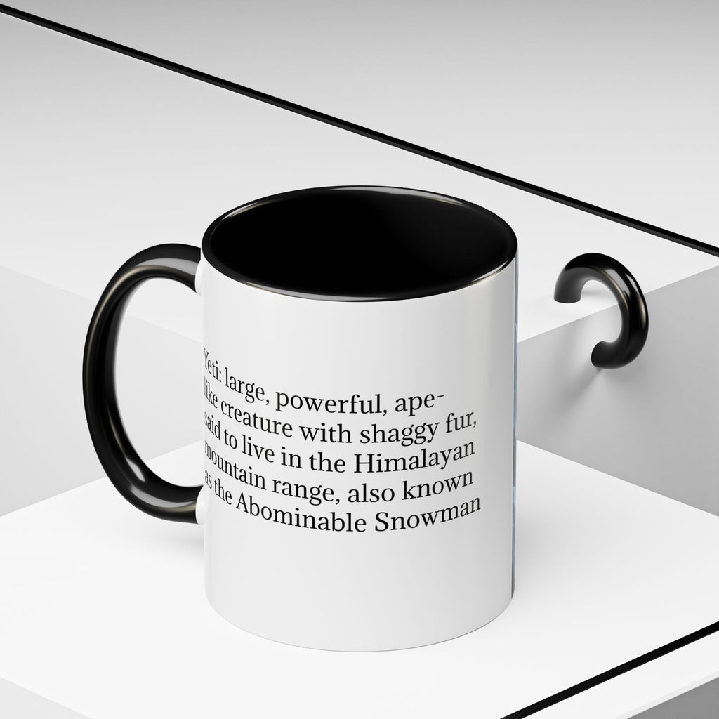 Yeti Coffee Mug: Abominable Snowman, Sasquatch Camping Gift, Himalayan Mountain Cryptid