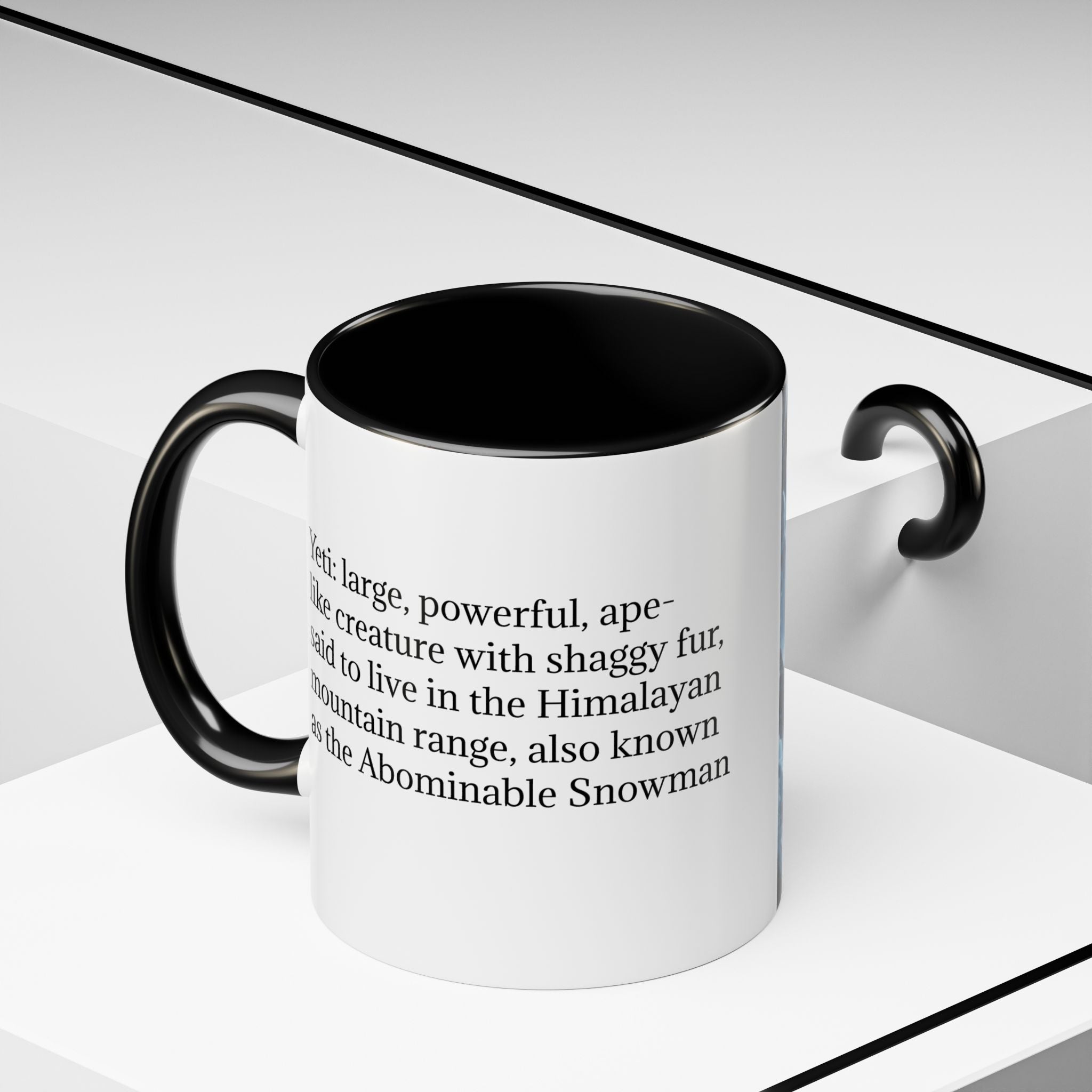Yeti Coffee Mug: Abominable Snowman, Sasquatch Camping Gift, Himalayan Mountain Cryptid