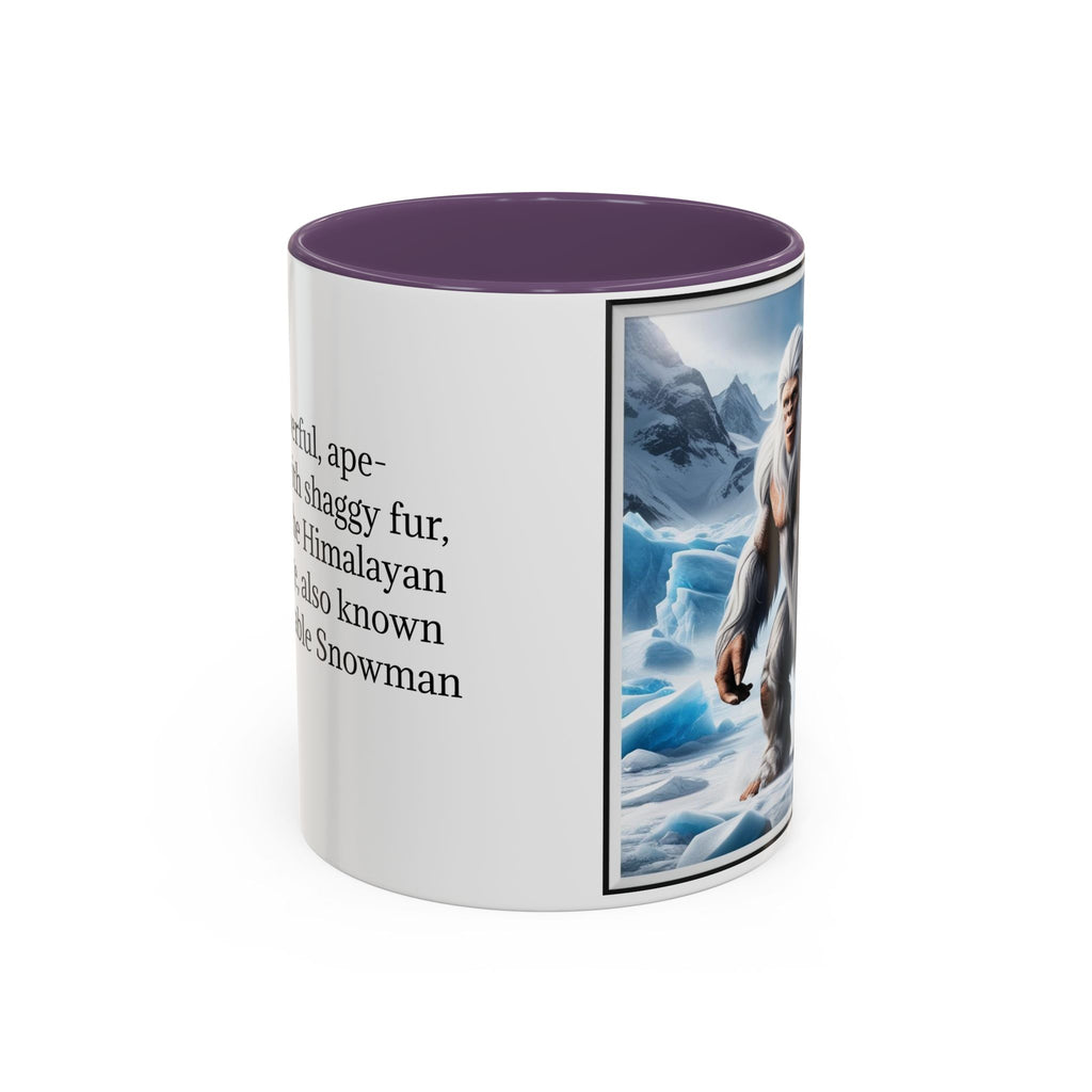 Yeti Coffee Mug: Abominable Snowman, Himalayan Mountain Cryptid, Bigfoot Camping Gift