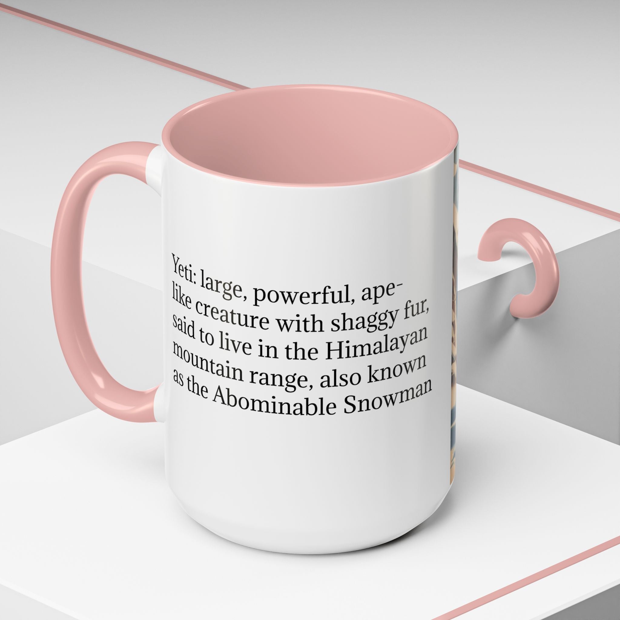 Abominable Snowman Coffee Mug: Himalayan Mountain Yeti, Mythical Creature, Sasquatch Gift