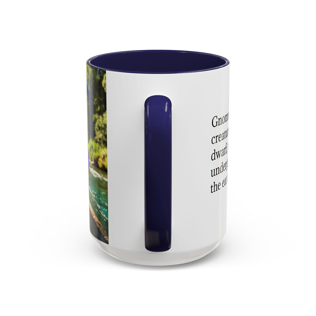 Gnome Coffee Mug:  Scandinavian Nisse, Nordic Folklore Gift, Enchanted Mushroom Garden