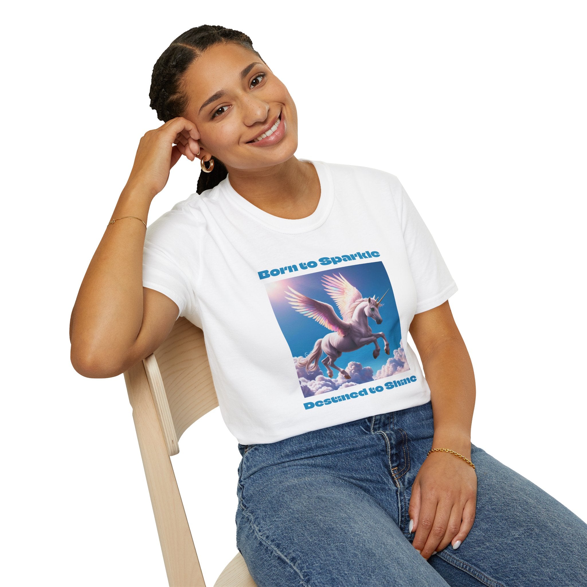 Unicorn Graphic Tee: Legendary Alicorn, Womens Cotton Shirt, Mythical Creature