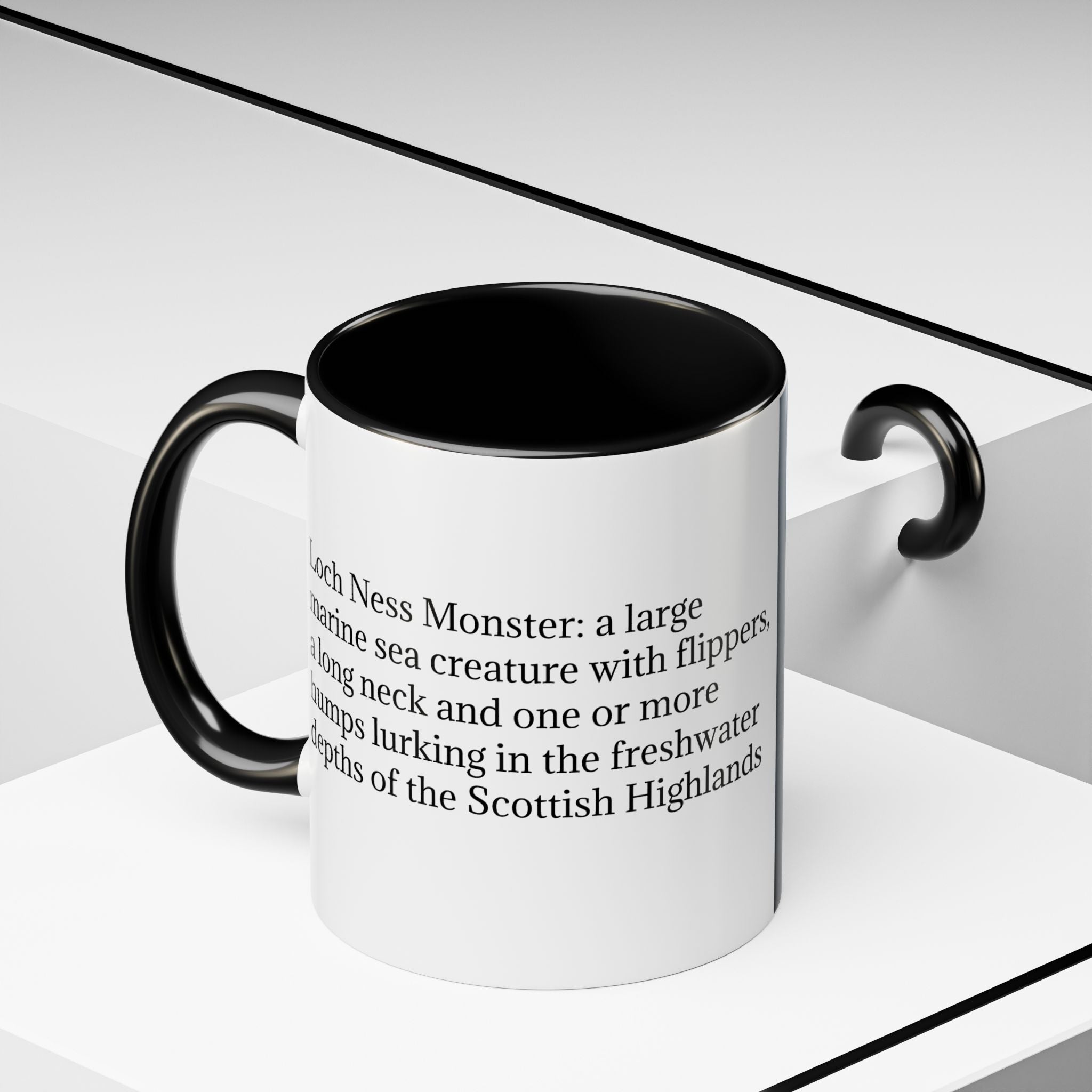 Loch Ness Monster Coffee Cup: Nessie Cryptid Gift, Scottish Sea Creature