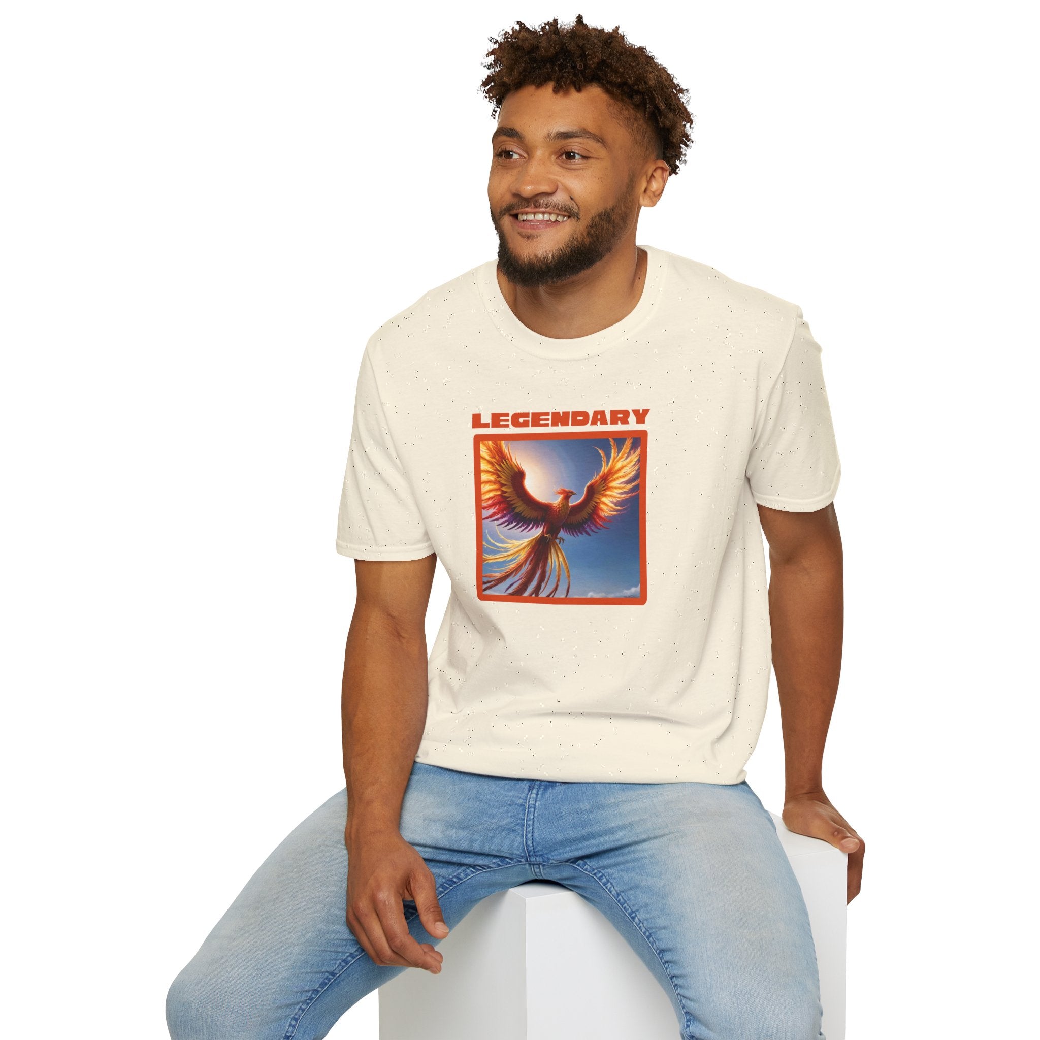 Phoenix Shirt: Legendary Bird Graphic Tee, Phoenix Rising, Mythical Creature Tshirt