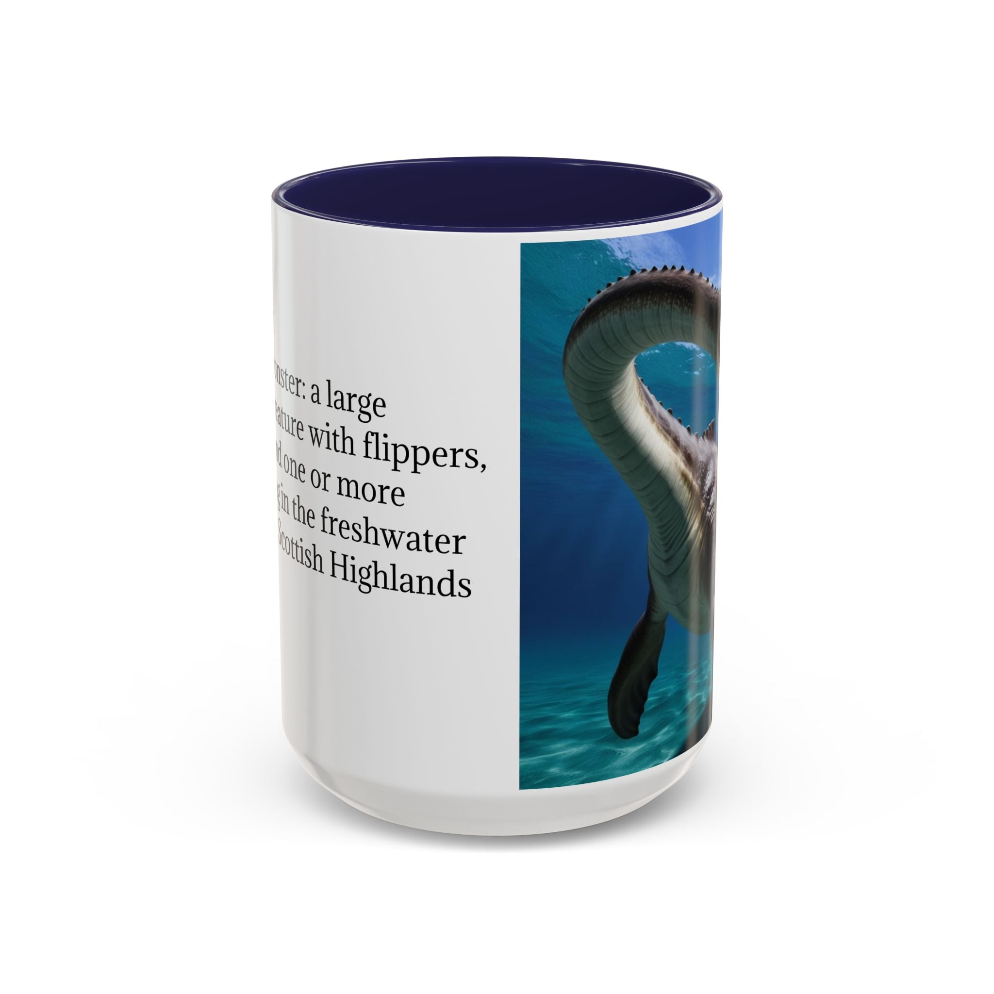 Loch Ness Monster: Nessie Coffee Mug, Mythical Sea Creature, Plesiosaurus Gift