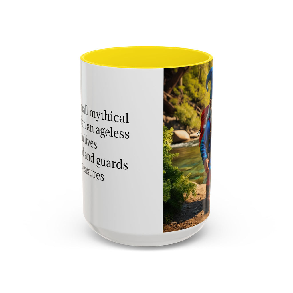 Gnome Mug: Nordic Folklore Gift, Scandinavian Nisse, Enchanted Creature Coffee Cup