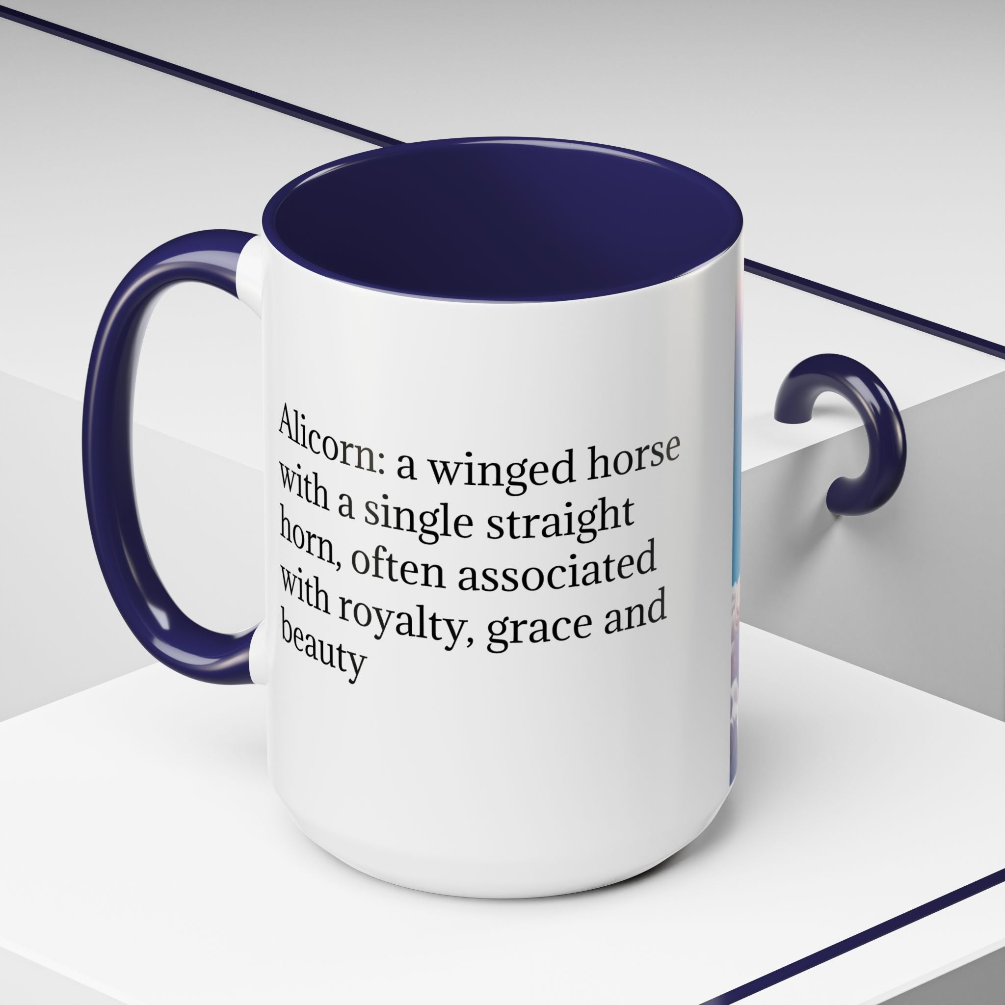 Unicorn Coffee Cup: Fantasy Alicorn Mug, Legendary Creature, Enchanted Gift (Purple)