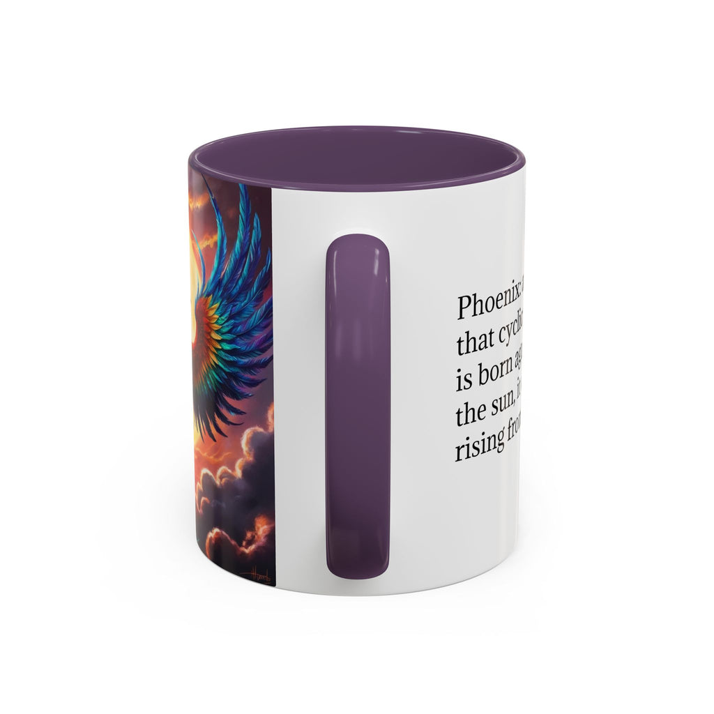 Phoenix Bird Coffee Cup: Mythical Creature, Firebird Coffee Mug, Rise from the Ashes
