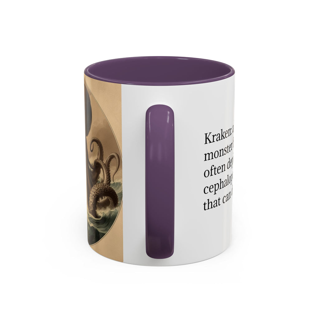 Kraken Coffee Cup: Giant Squid Coffee Mug, Mugs for Men, Mythical Creature