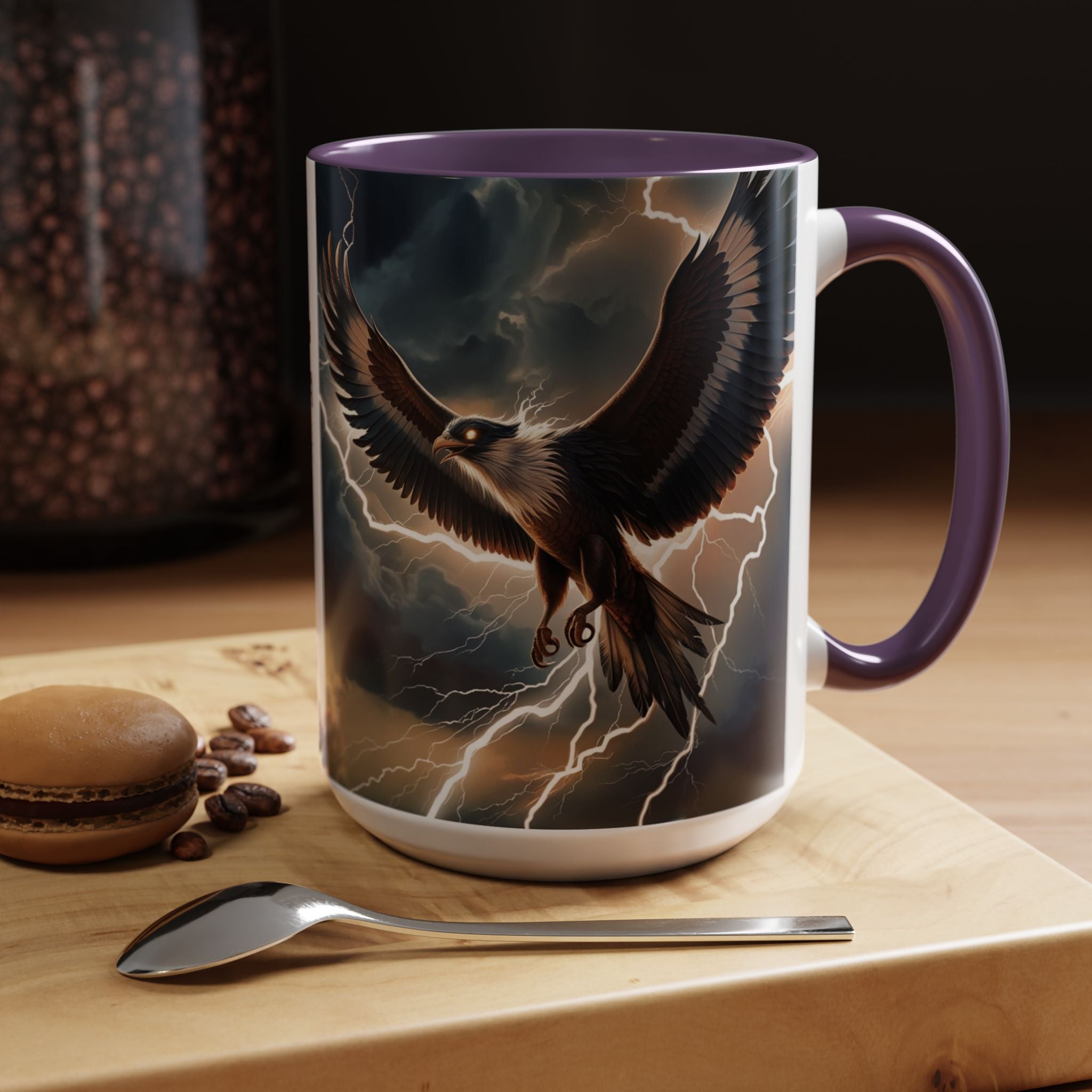 Thunderbird Coffee Cup: Legendary Creature, Spirit Animal, Cryptid Mugs for Men
