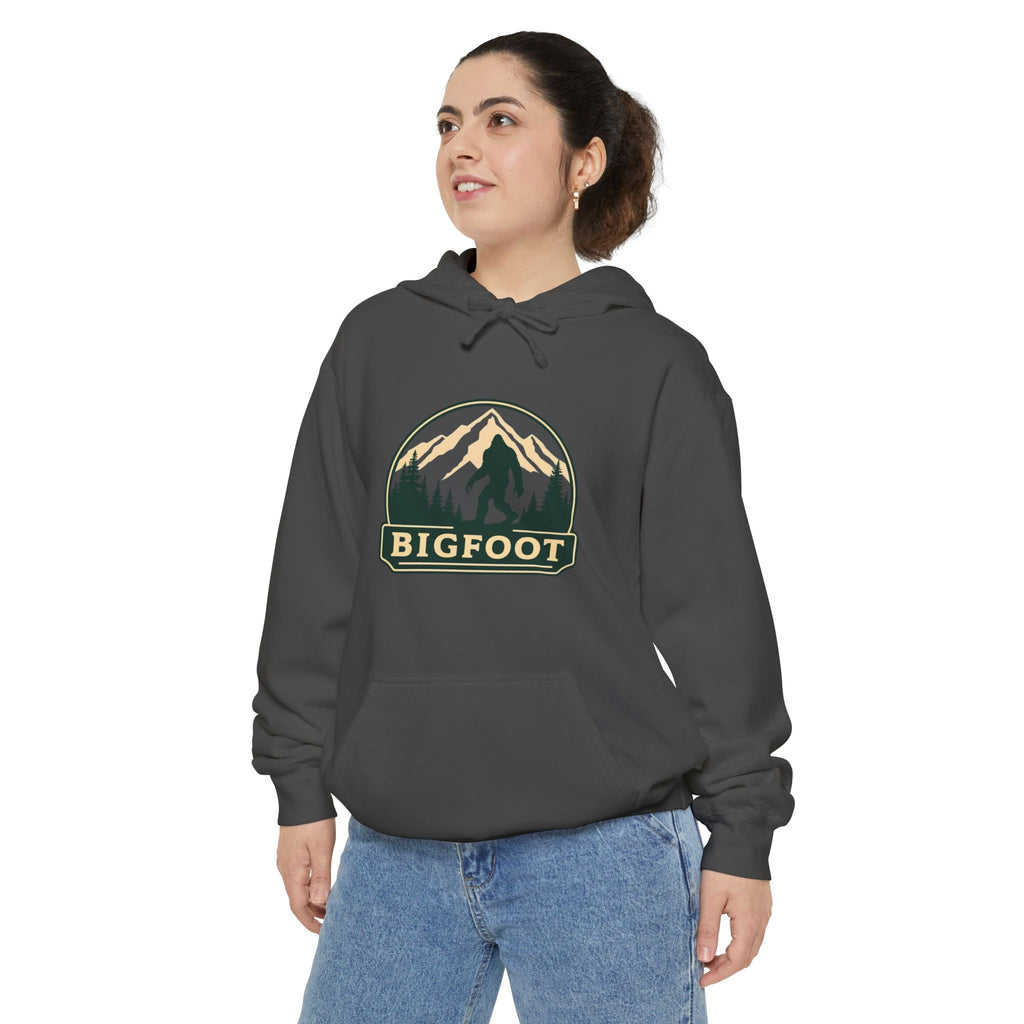 Sasquatch Hoodie - Comfort Colors® | Bigfoot Sweatshirt, Hiking Gift for Nature Lovers, Cozy Unisex Pullover
