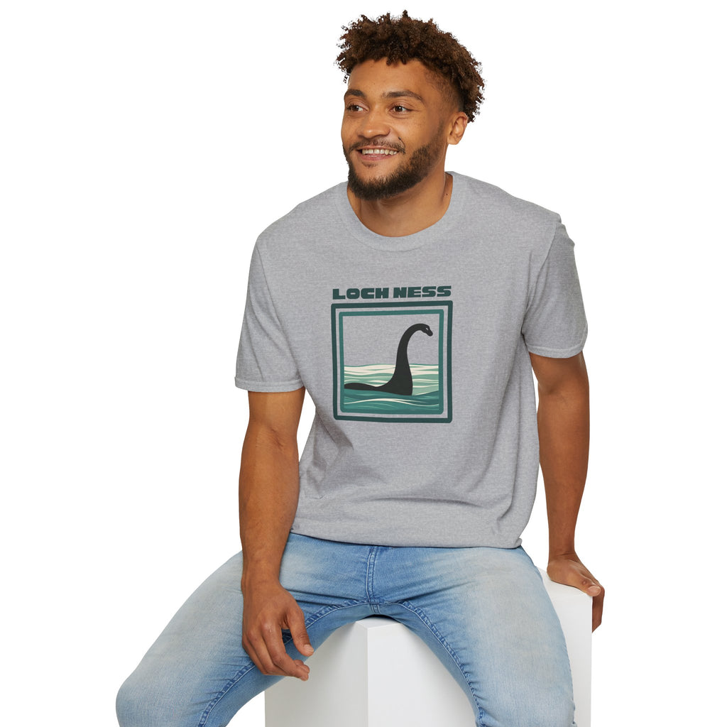 Lochness Monster Shirt: Nessie T-Shirt, Plesiosaurus Graphic Tee, Loch Ness Retro Clothing
